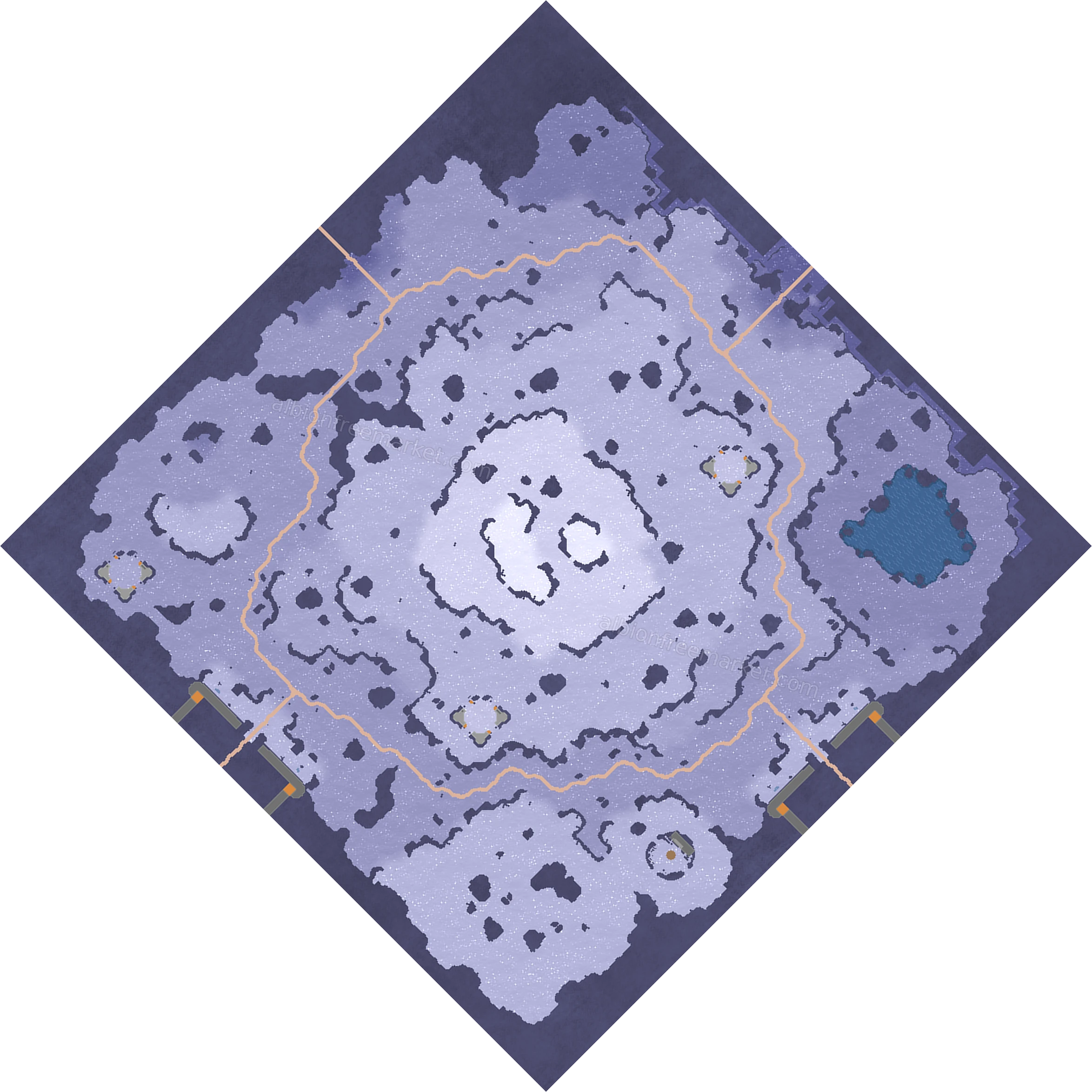 Cairn Glascore Albion Online map