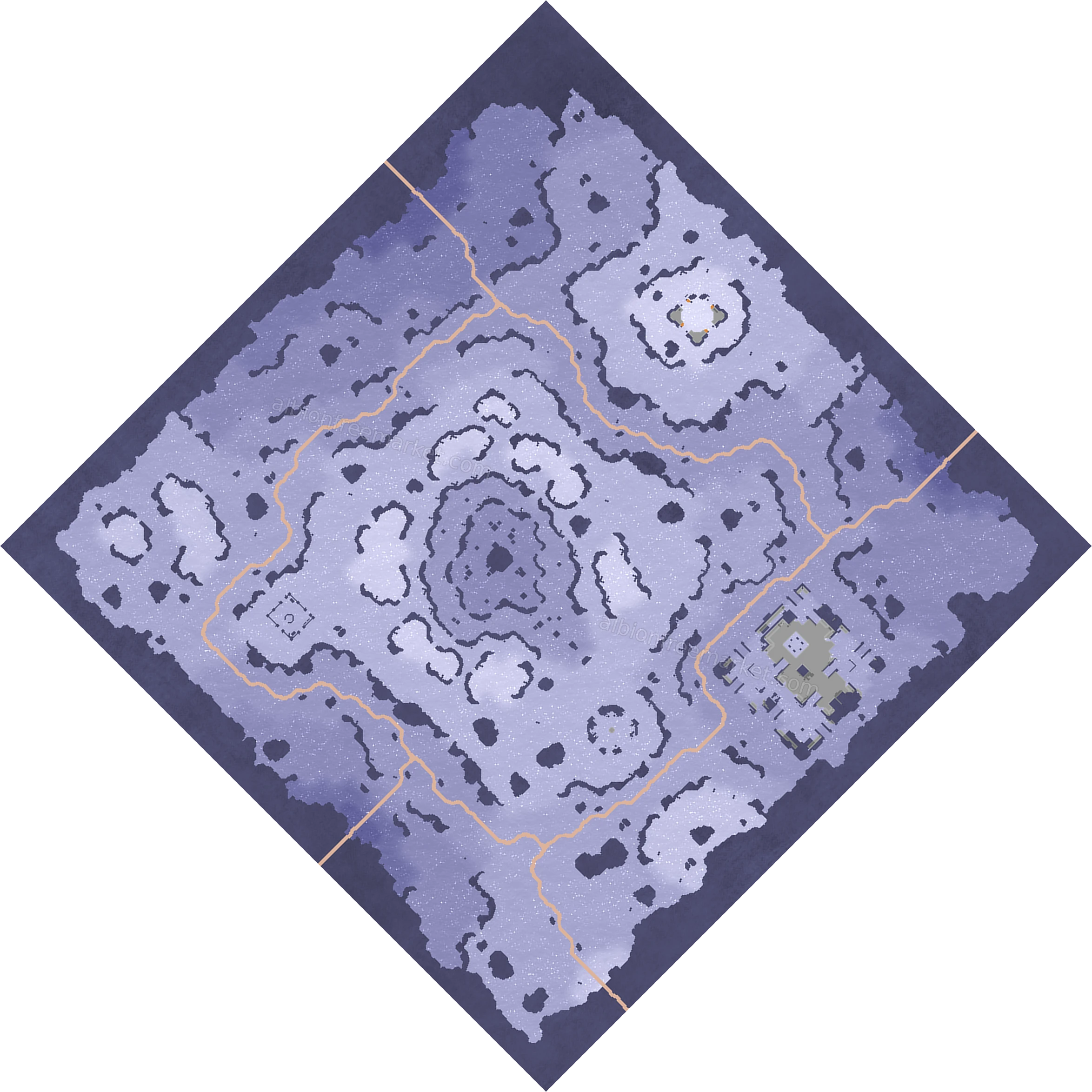 Malag Crevasse Albion Online map