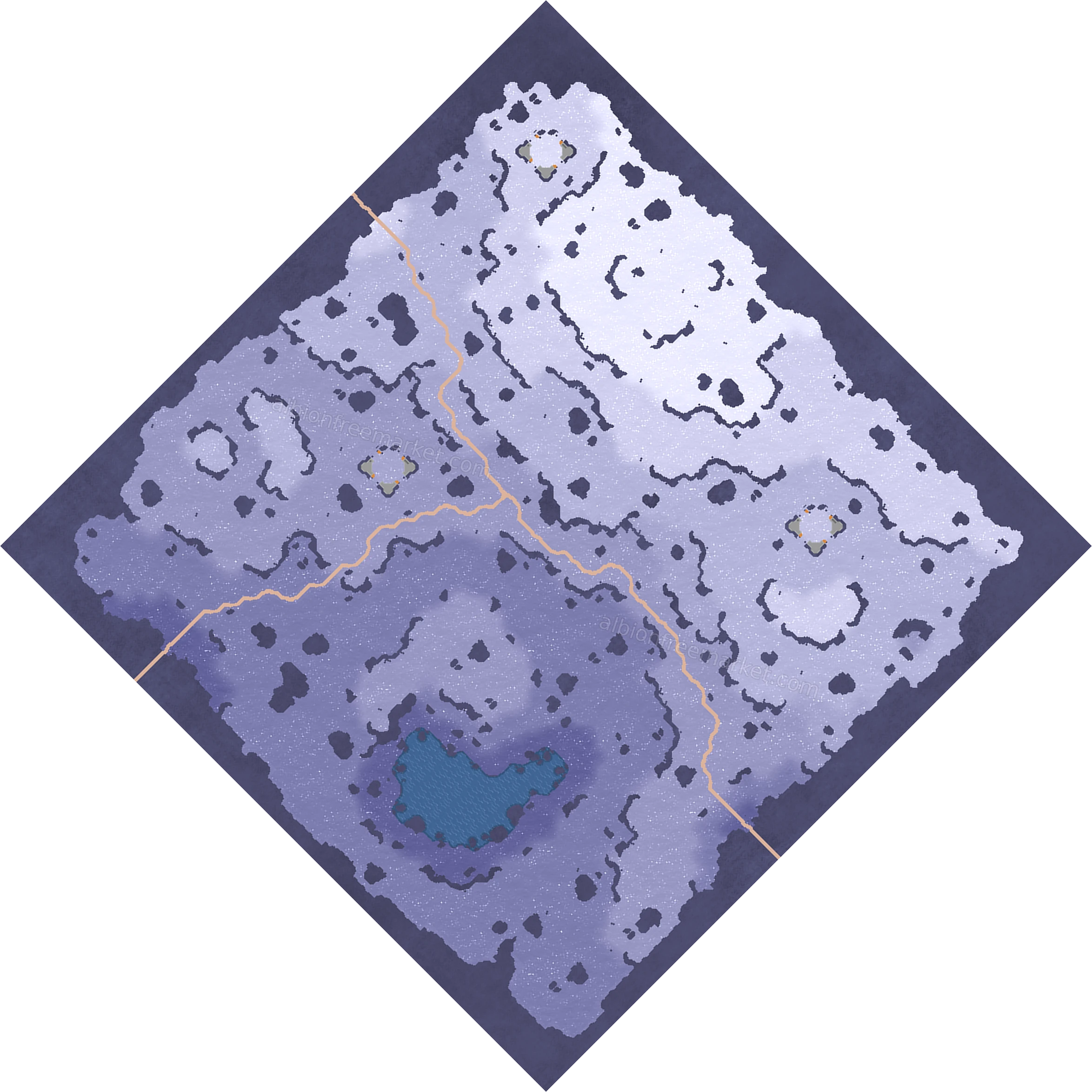 Caulder Fissure Albion Online map