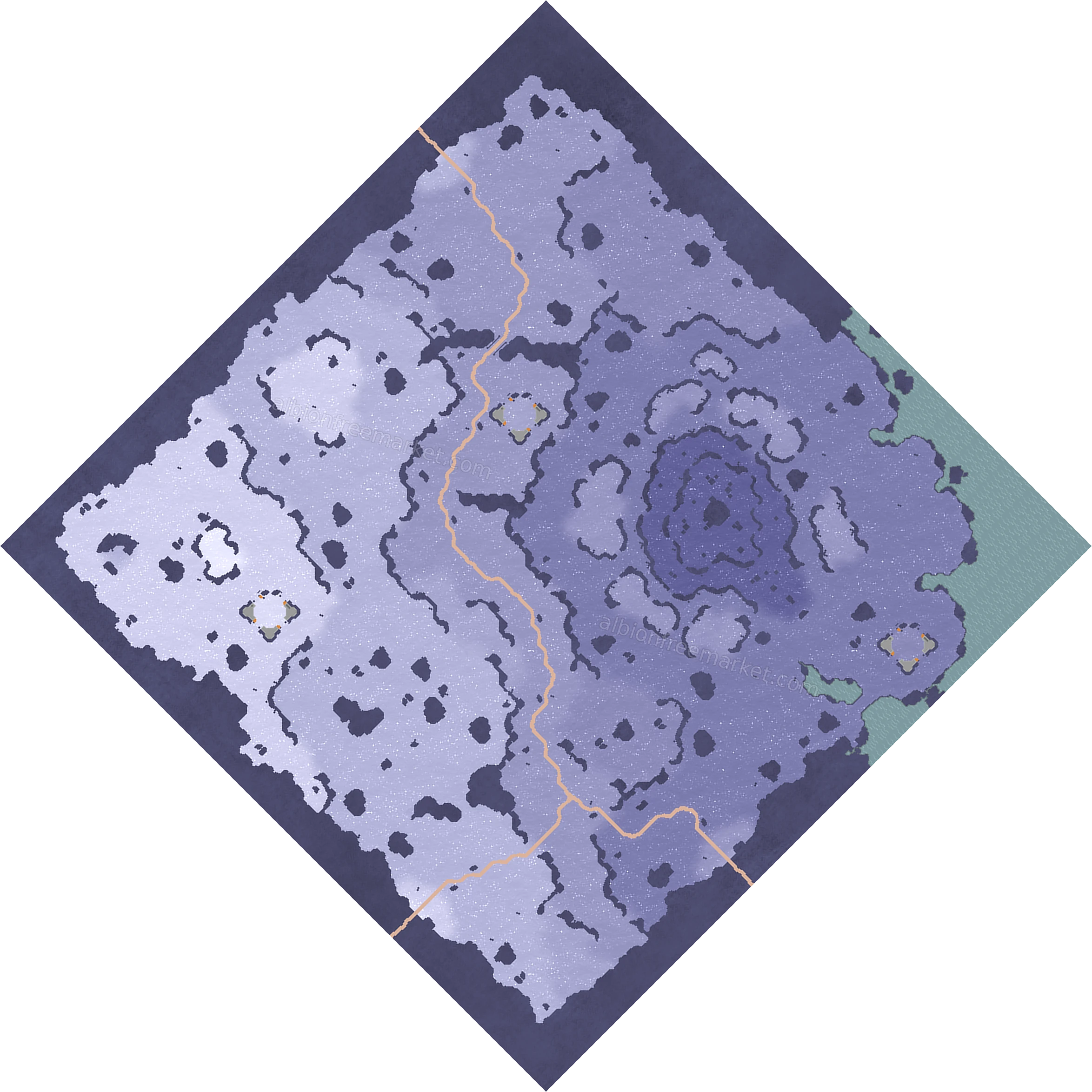 Pen Uchaf Albion Online map