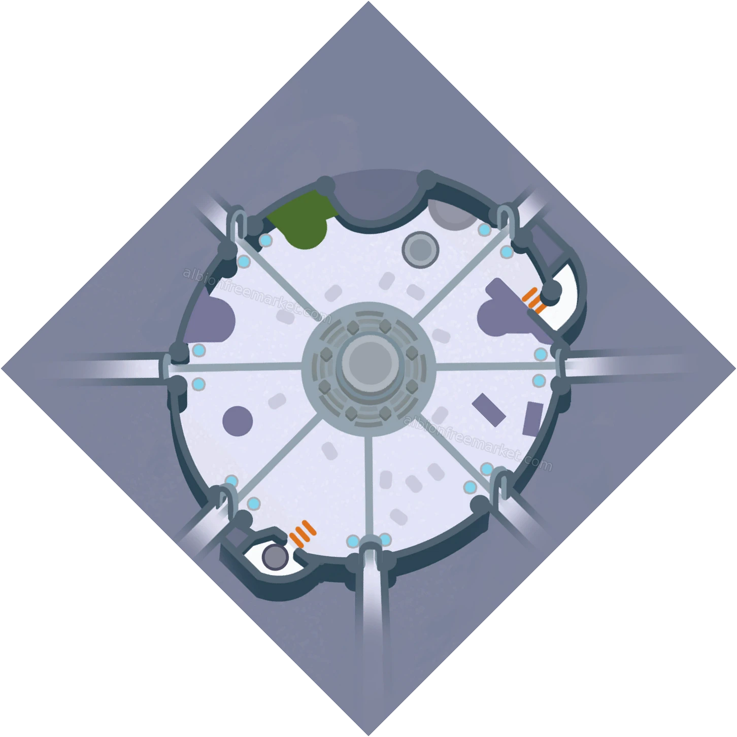 Fort Sterling Portal Albion Online map