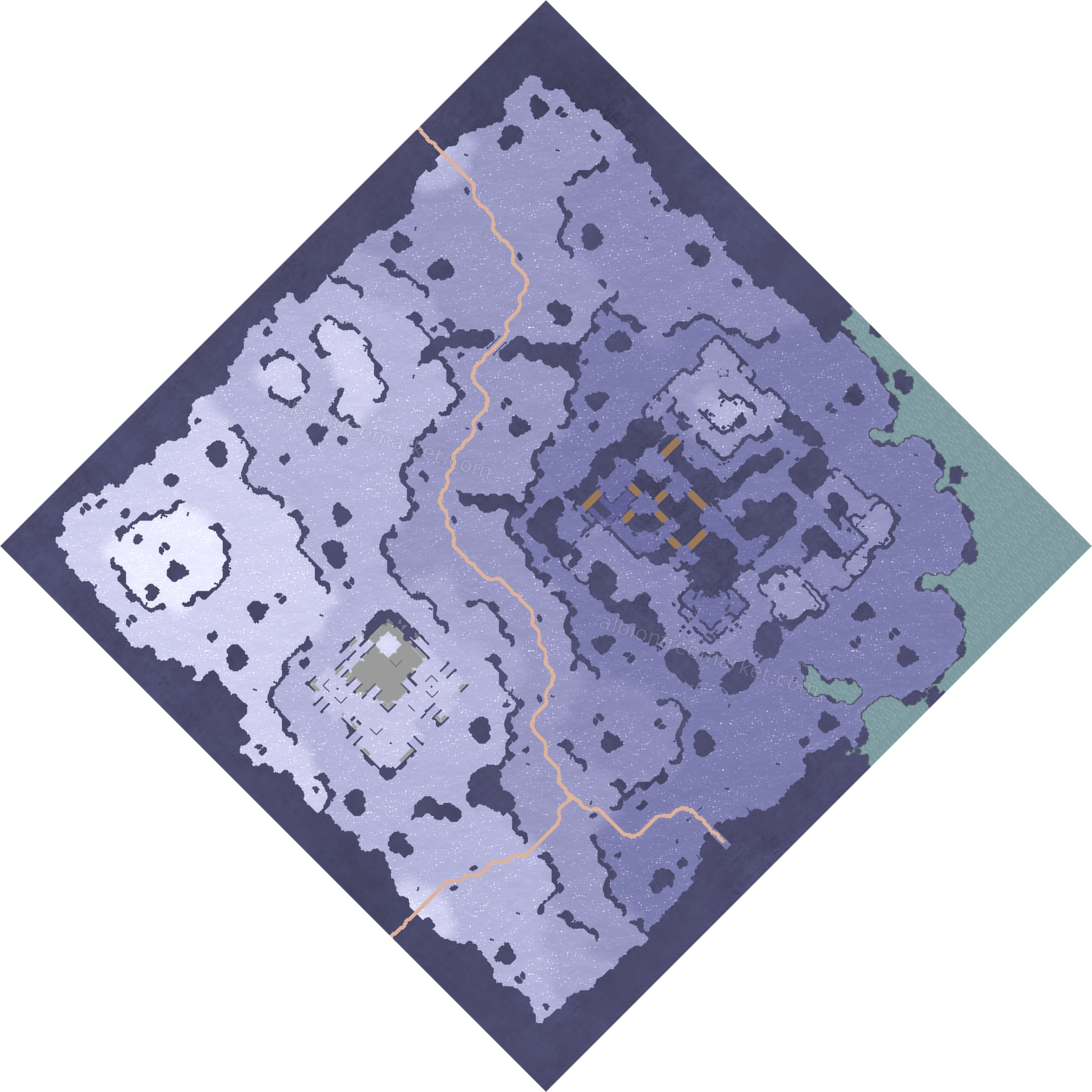Whitebank Descent Albion Online map