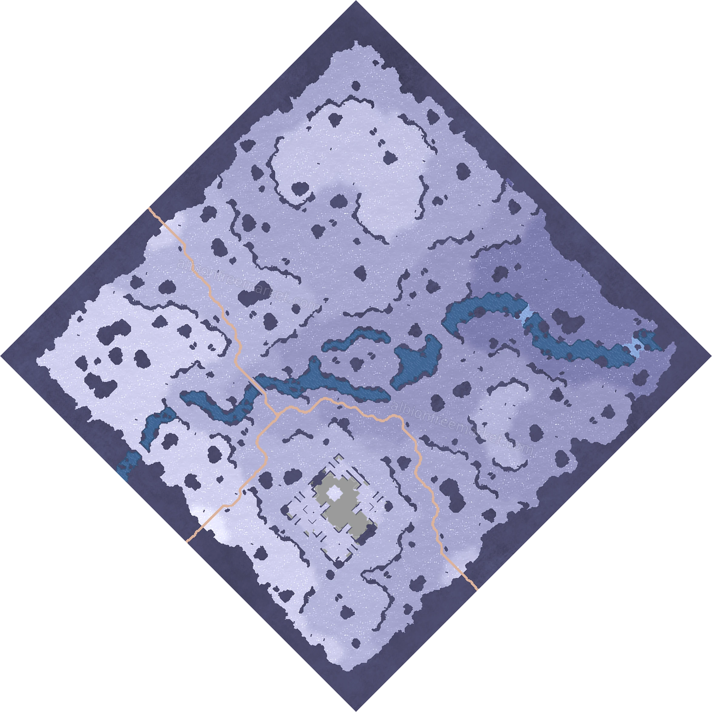 Everwinter Crossing Albion Online map