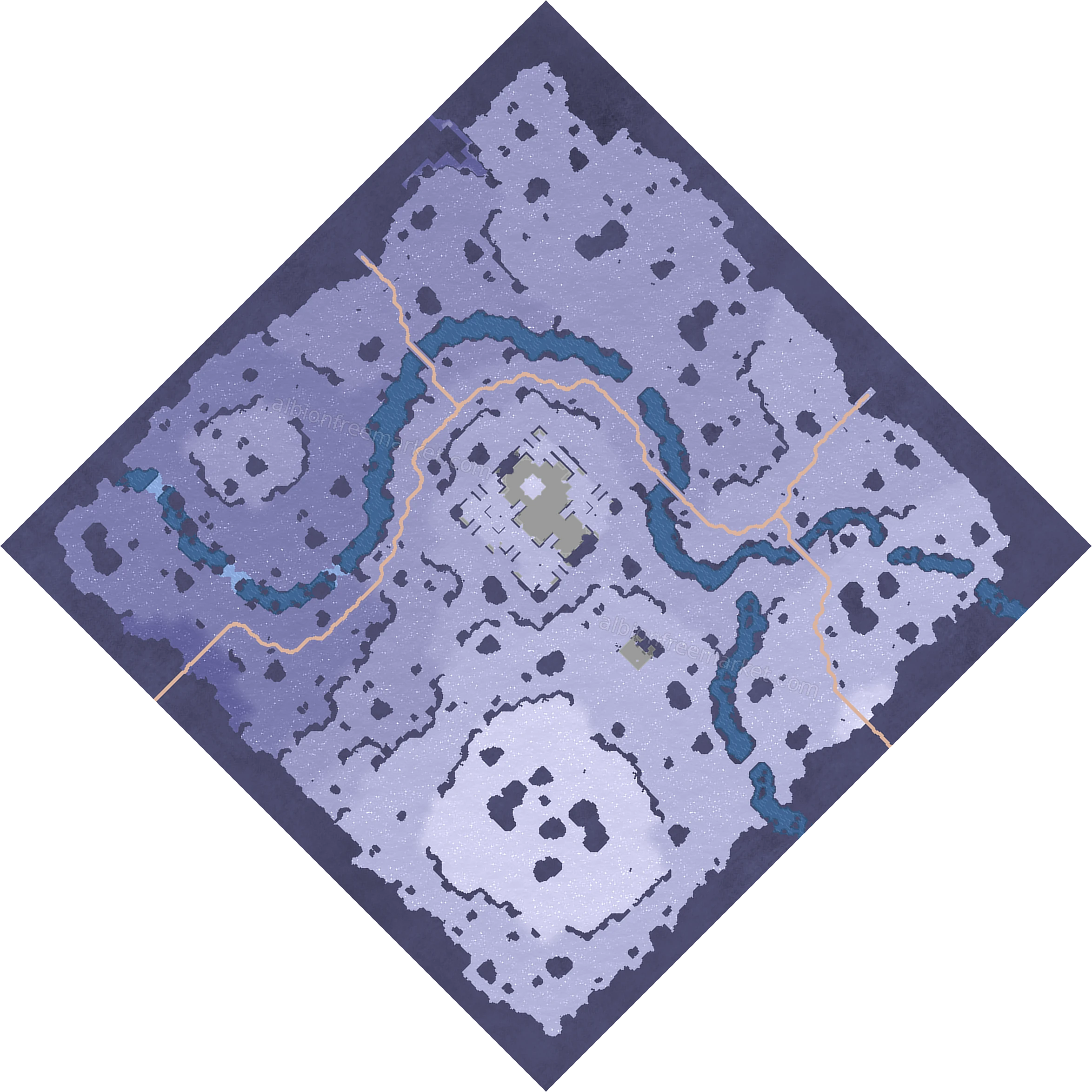 Whitebank Shore Albion Online map