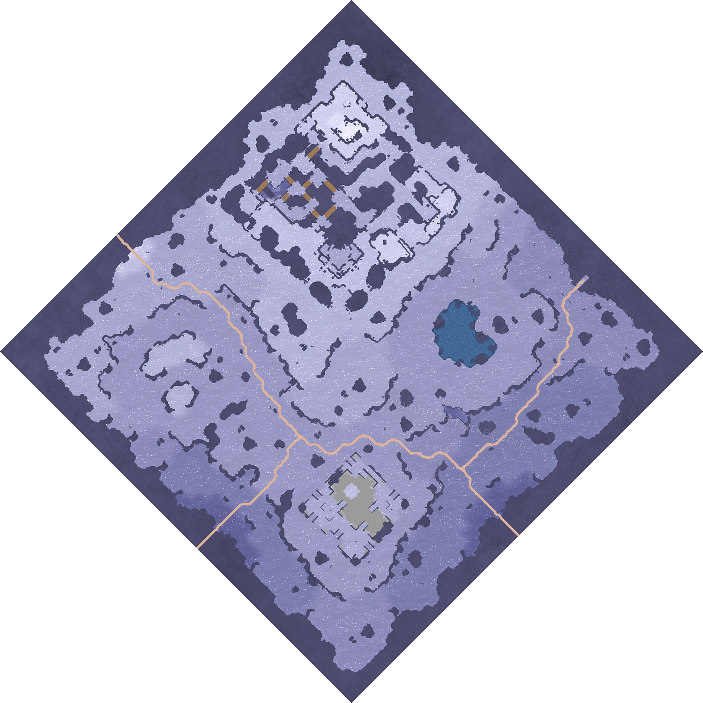 Whitebank Cross Albion Online map
