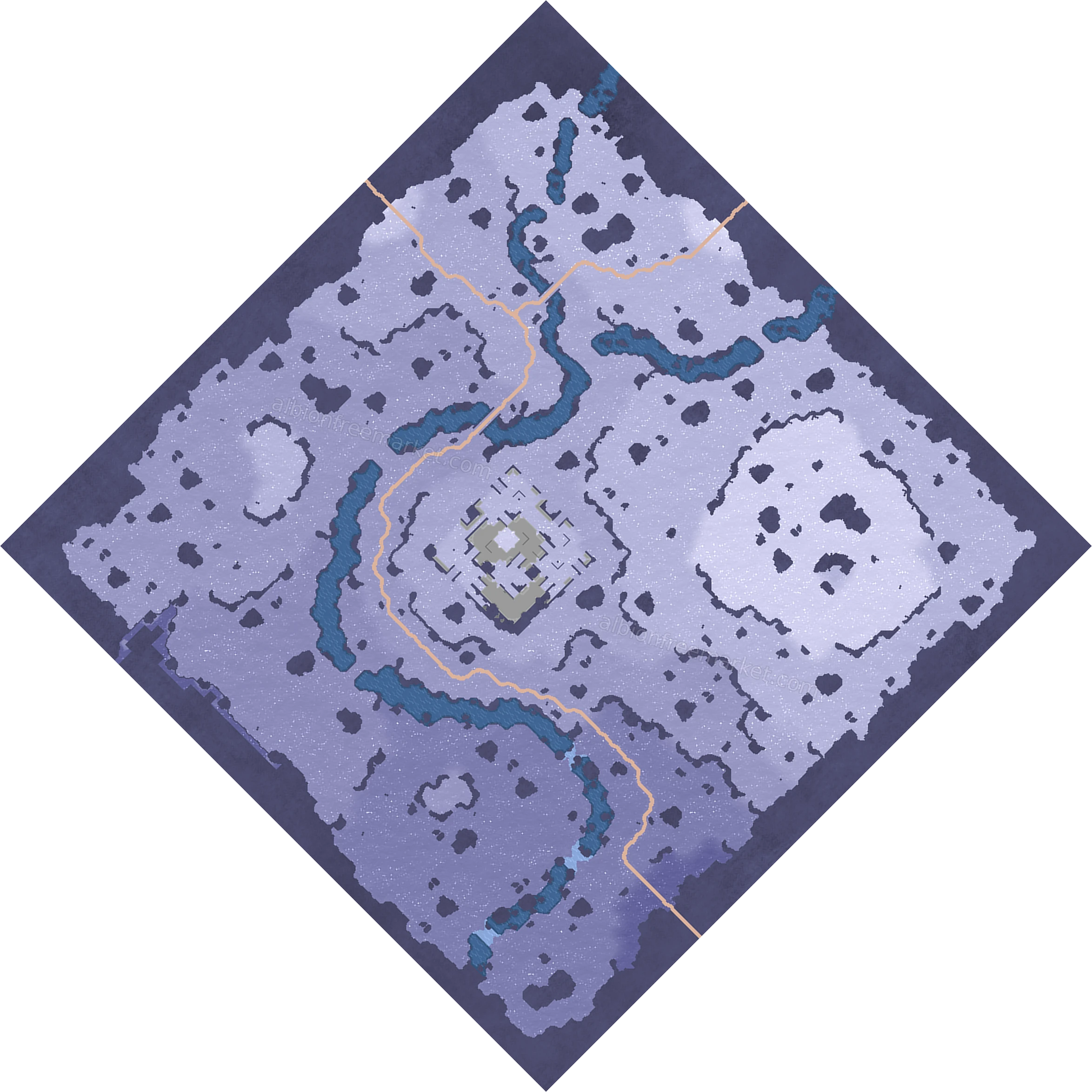 Munten Rise Albion Online map