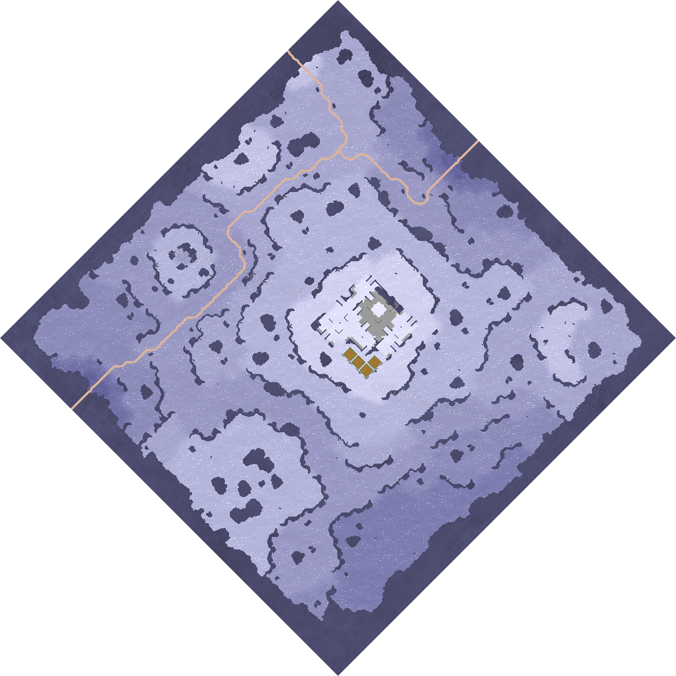 Whitepeak Ascent Albion Online map