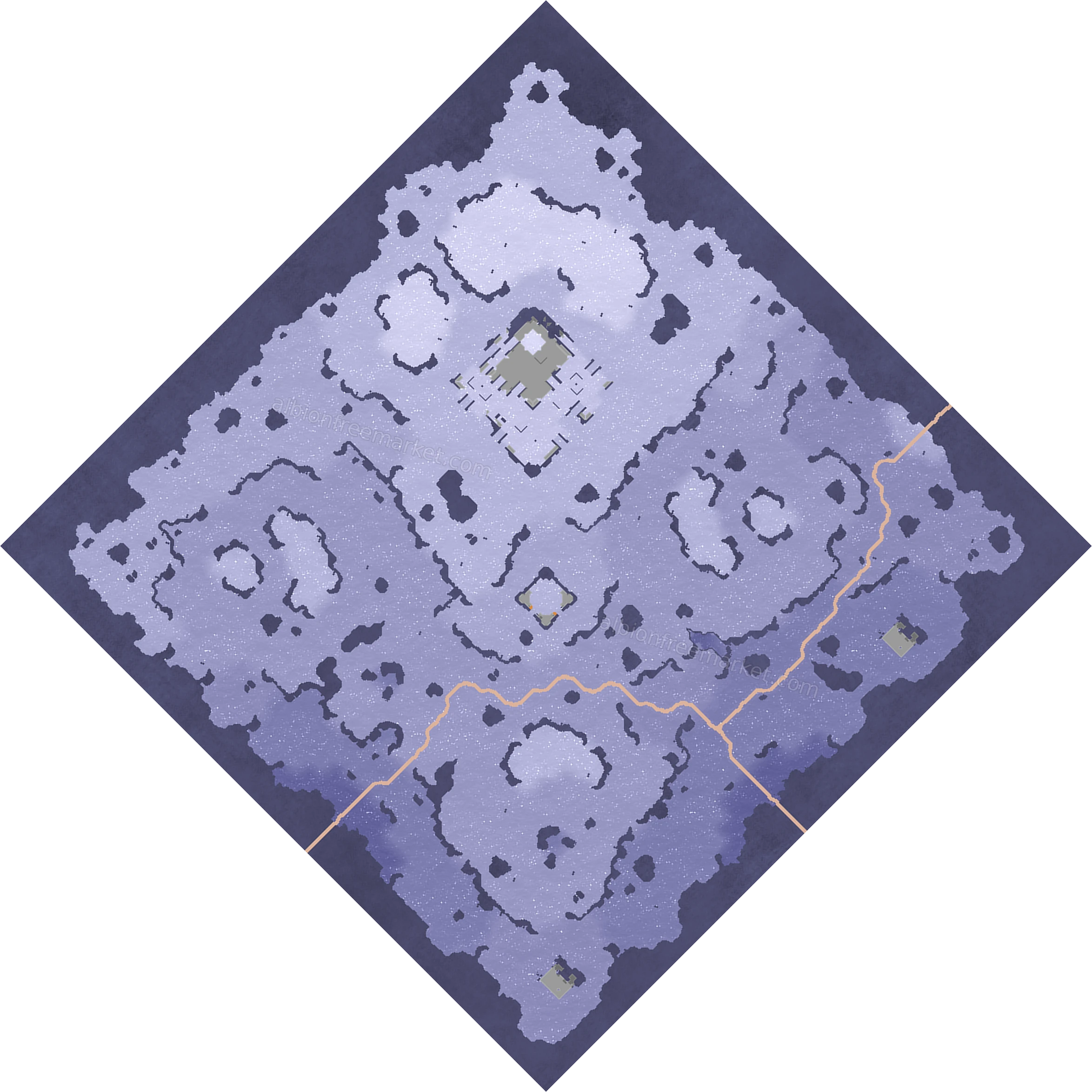 Iceburn Firth Albion Online map