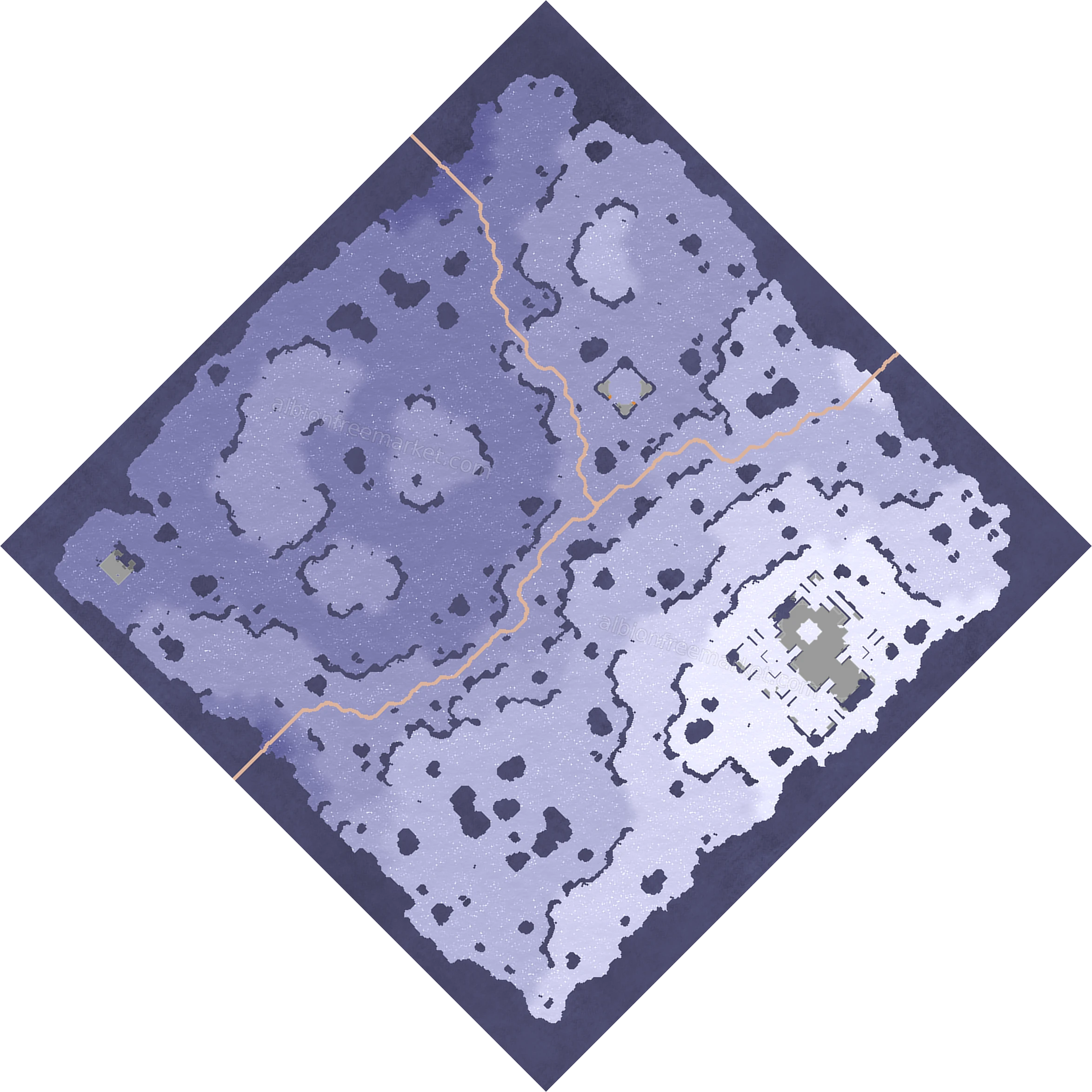 Flammog Fork Albion Online map