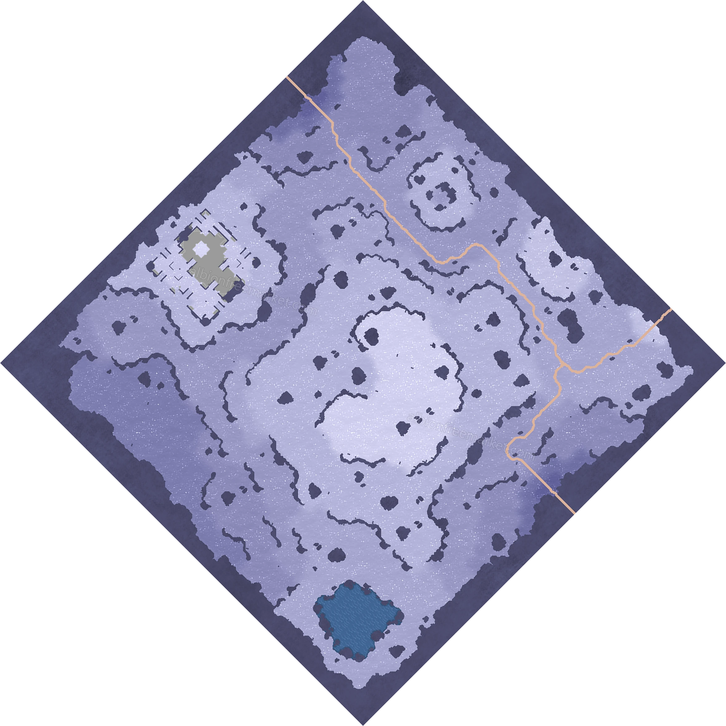 Карта Frostseep Ravine в Albion Online