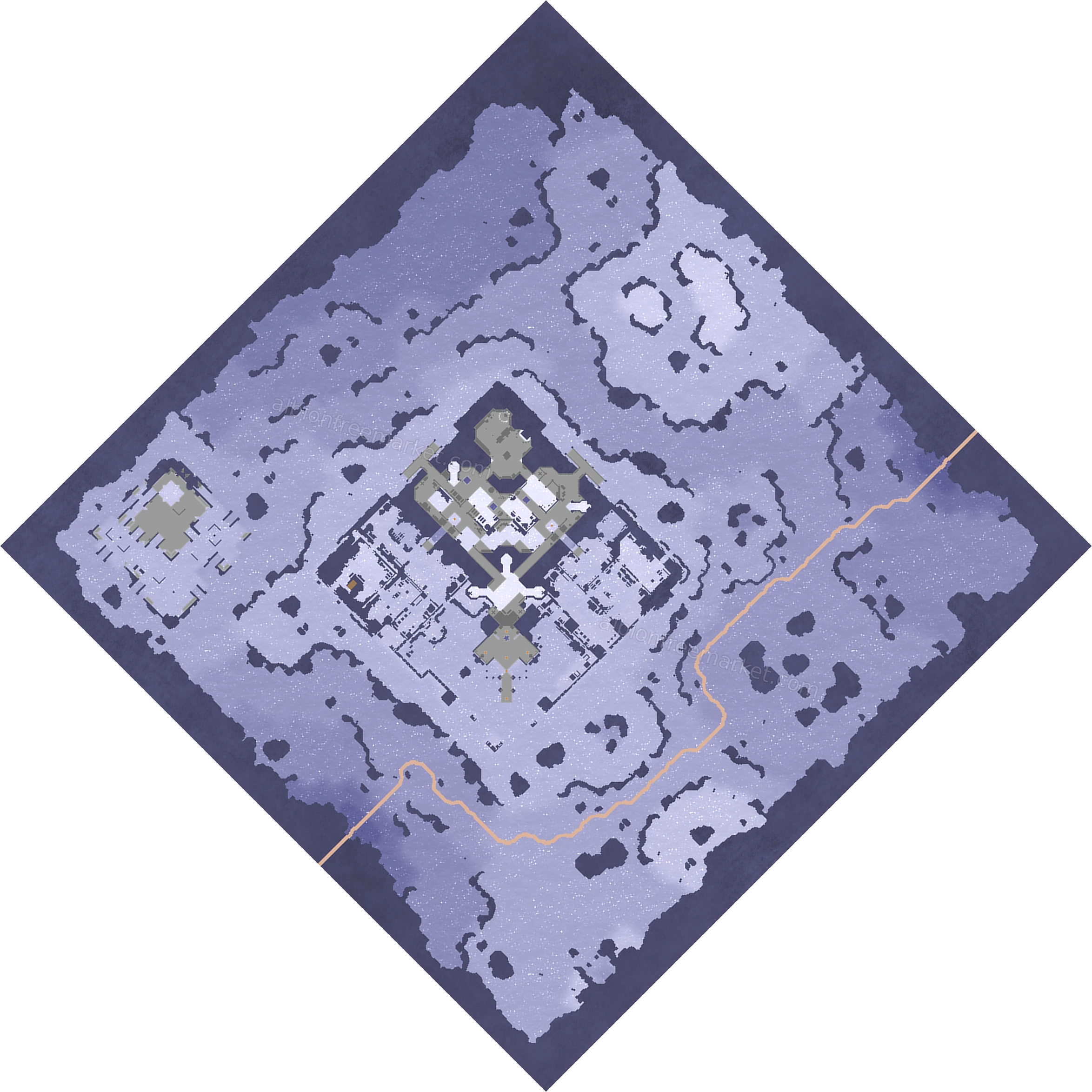 Everwinter Peak Albion Online map