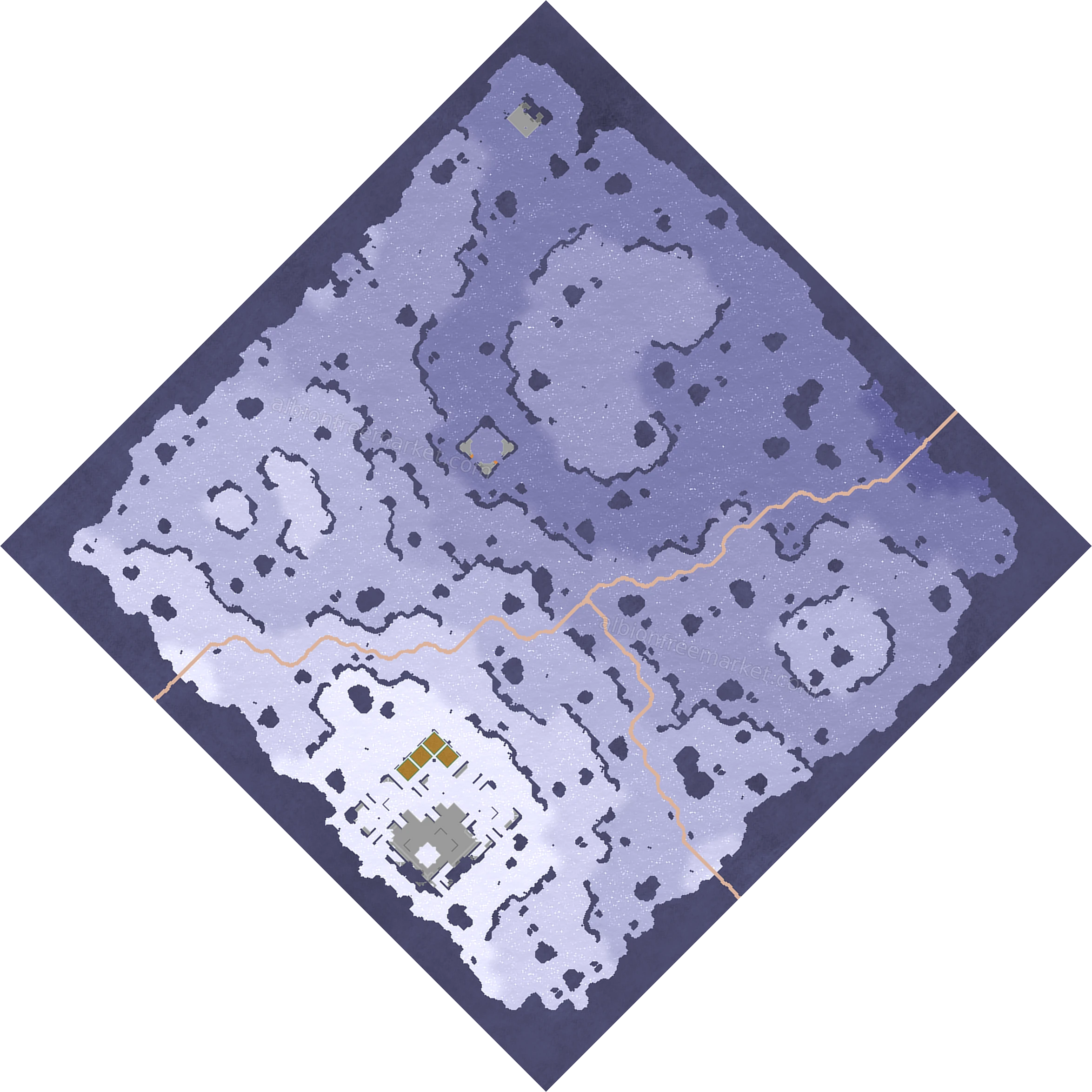 Everwinter Plain Albion Online map