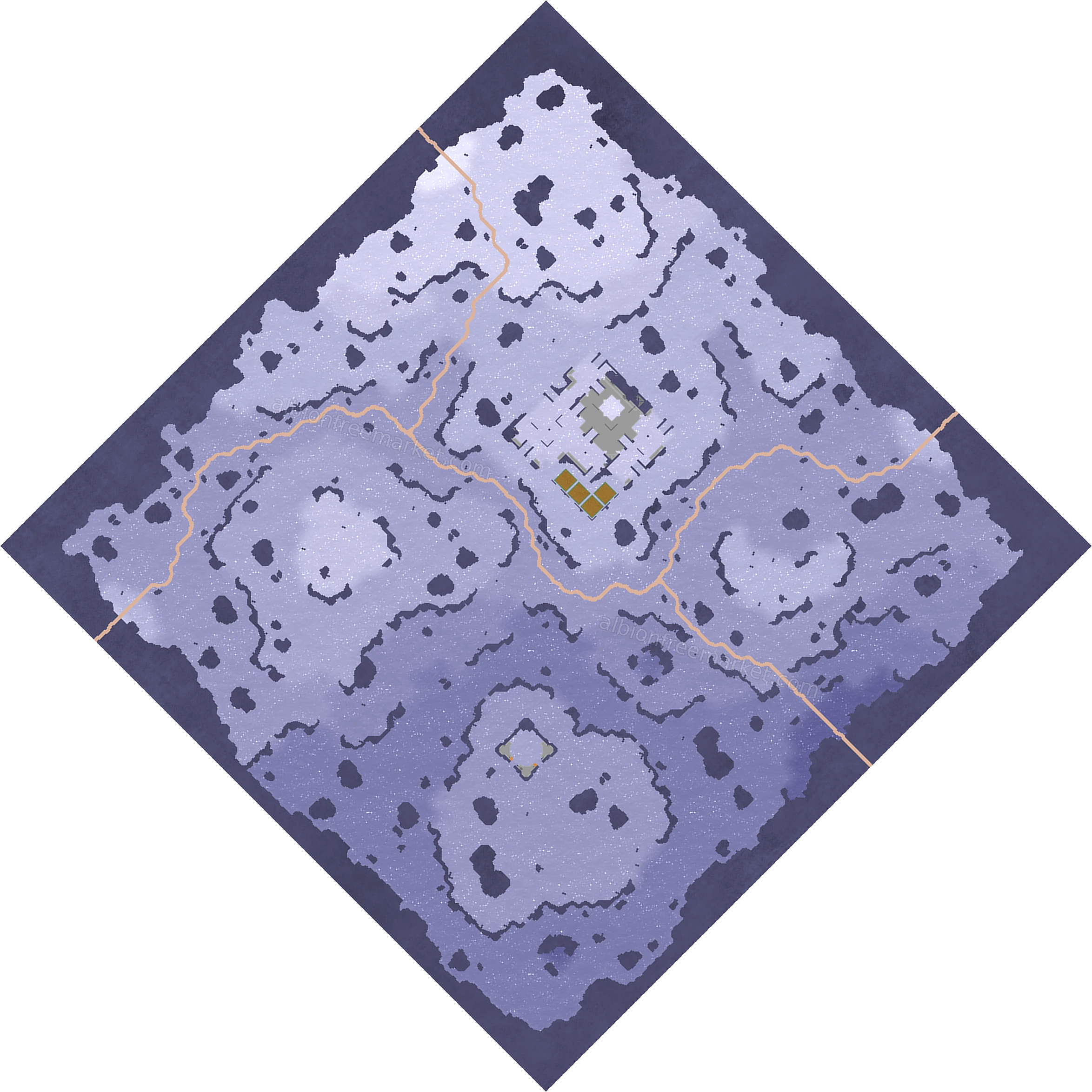 Everwinter Gorge Albion Online map