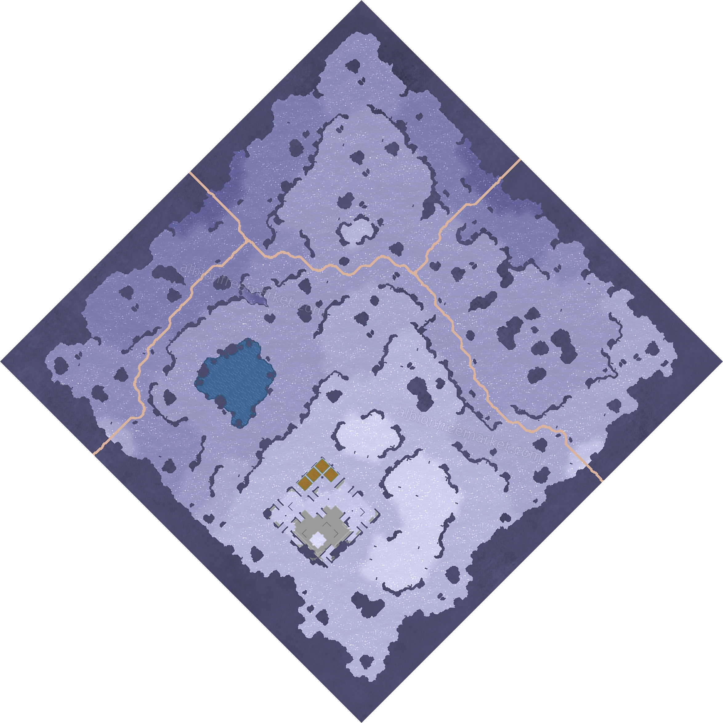 Firesink Caldera Albion Online map