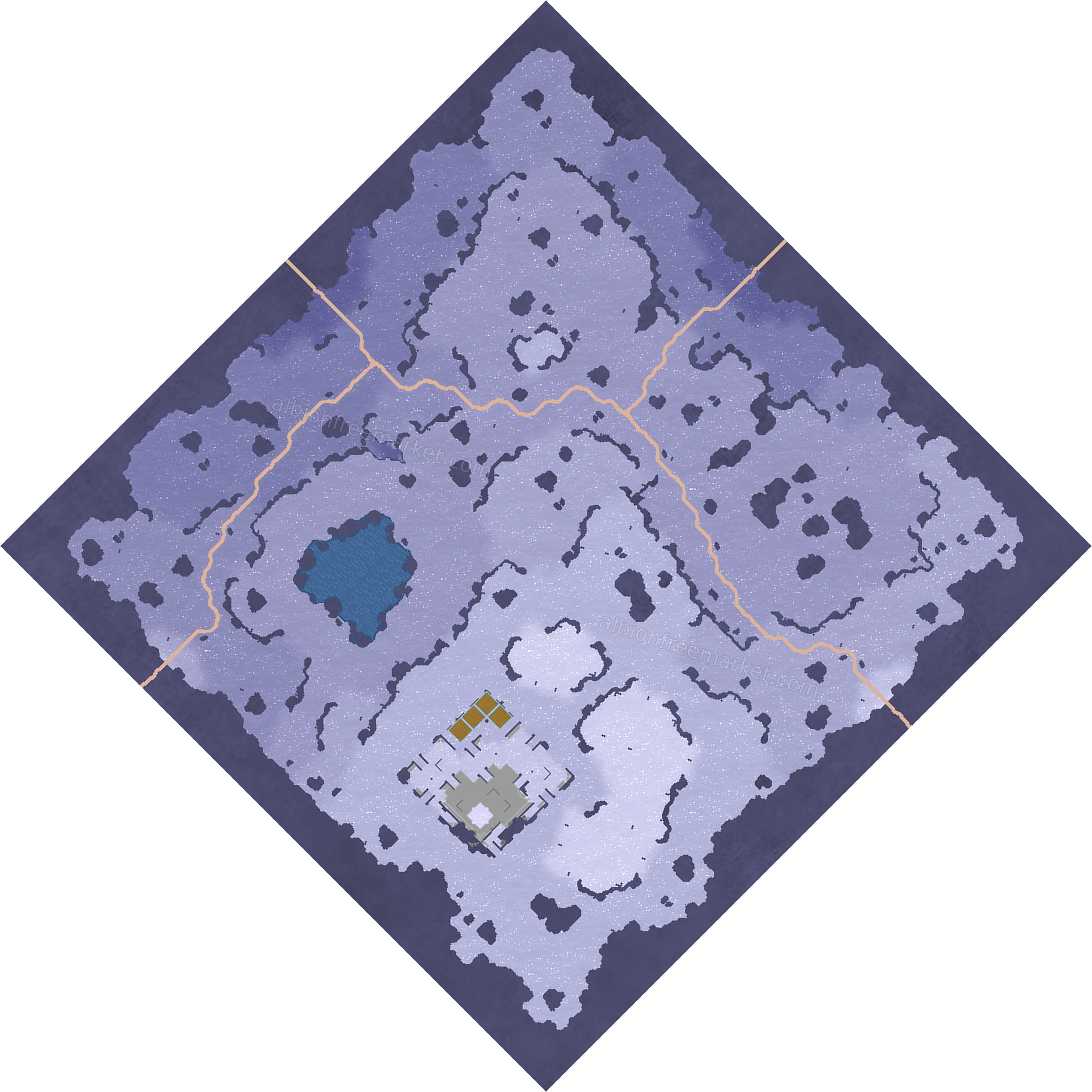 Firesink Caldera Albion Online map