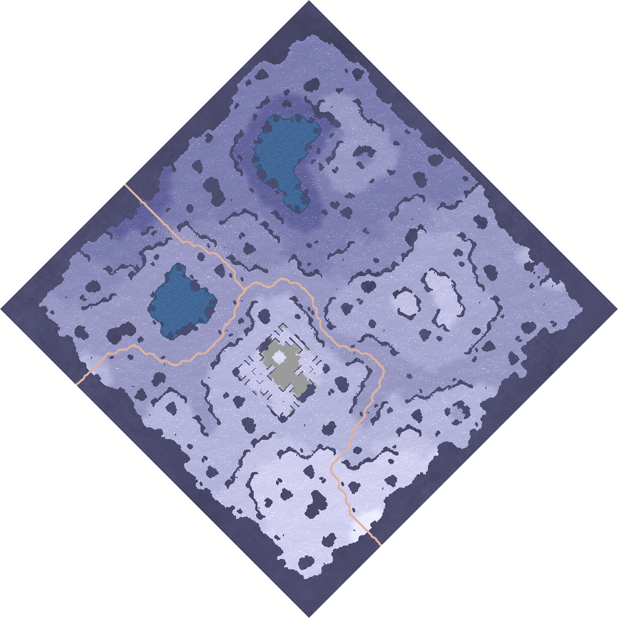 Whitecliff Peak Albion Online map