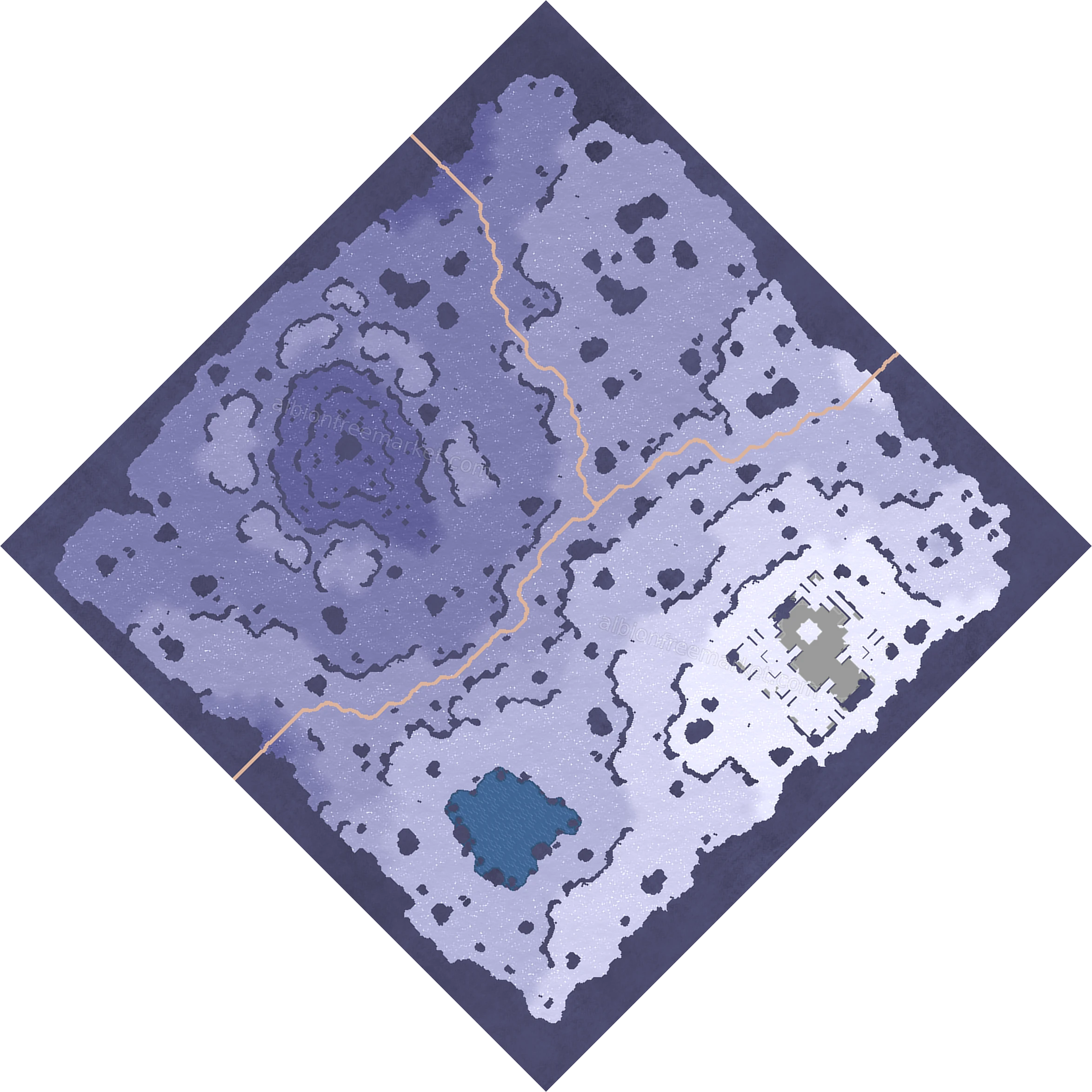 Frostspring Passage Albion Online map