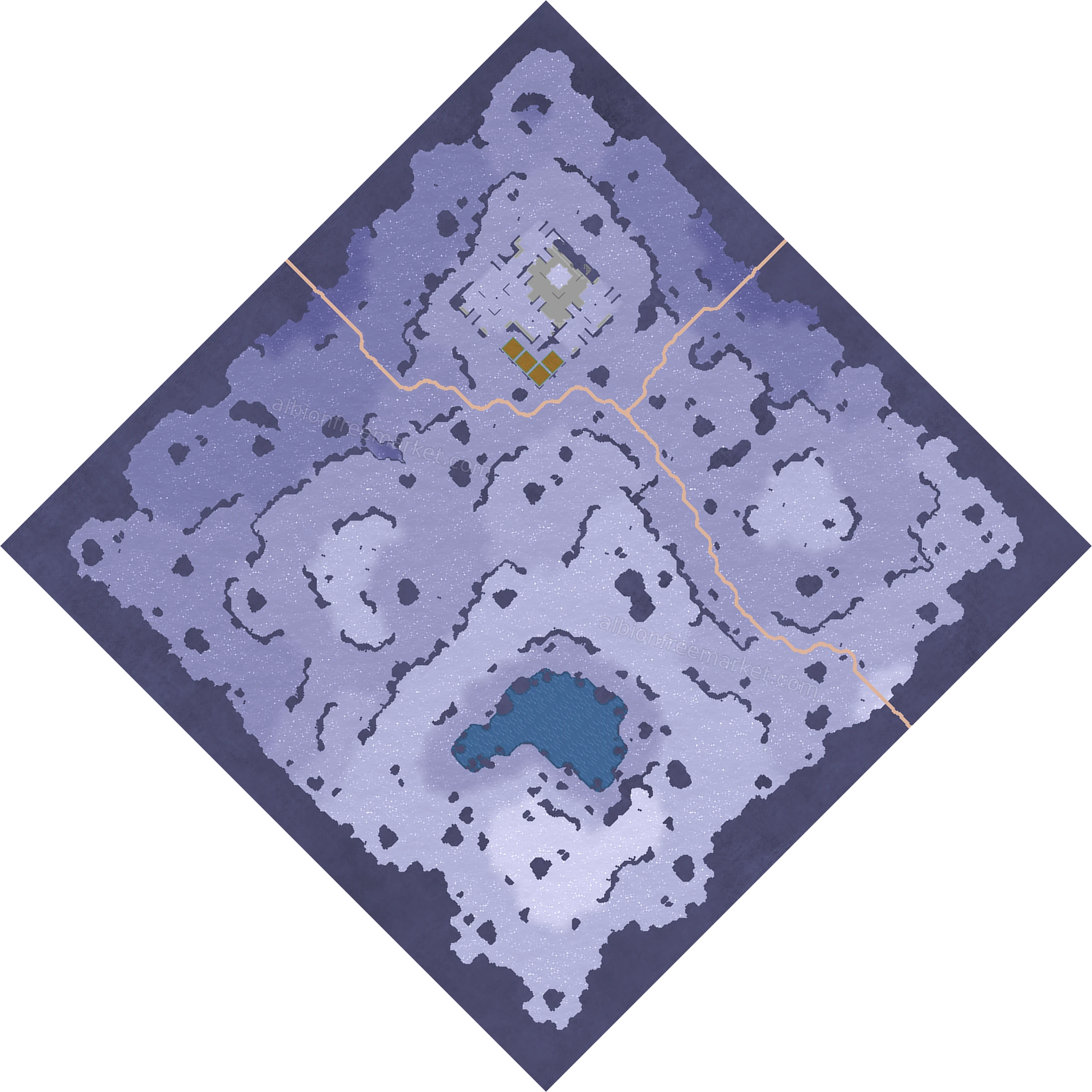 Whitebank Ridge Albion Online map