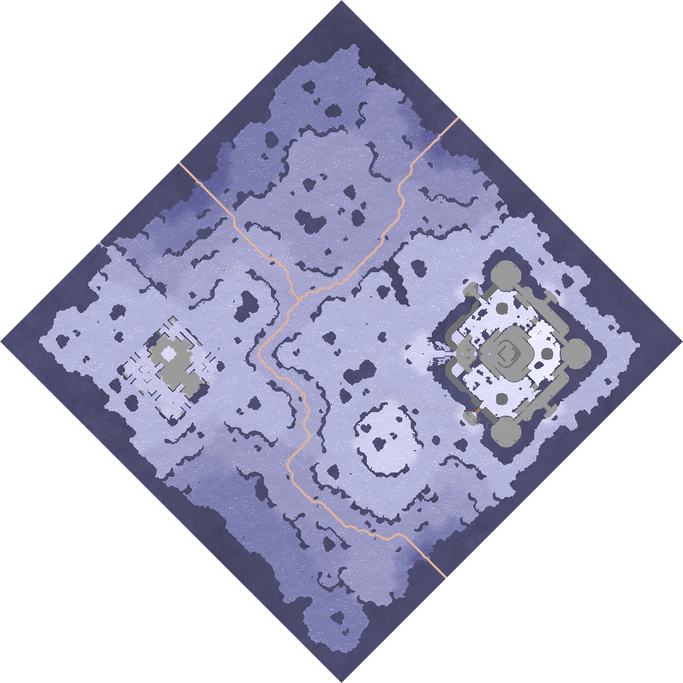 Everwinter Expanse Albion Online map