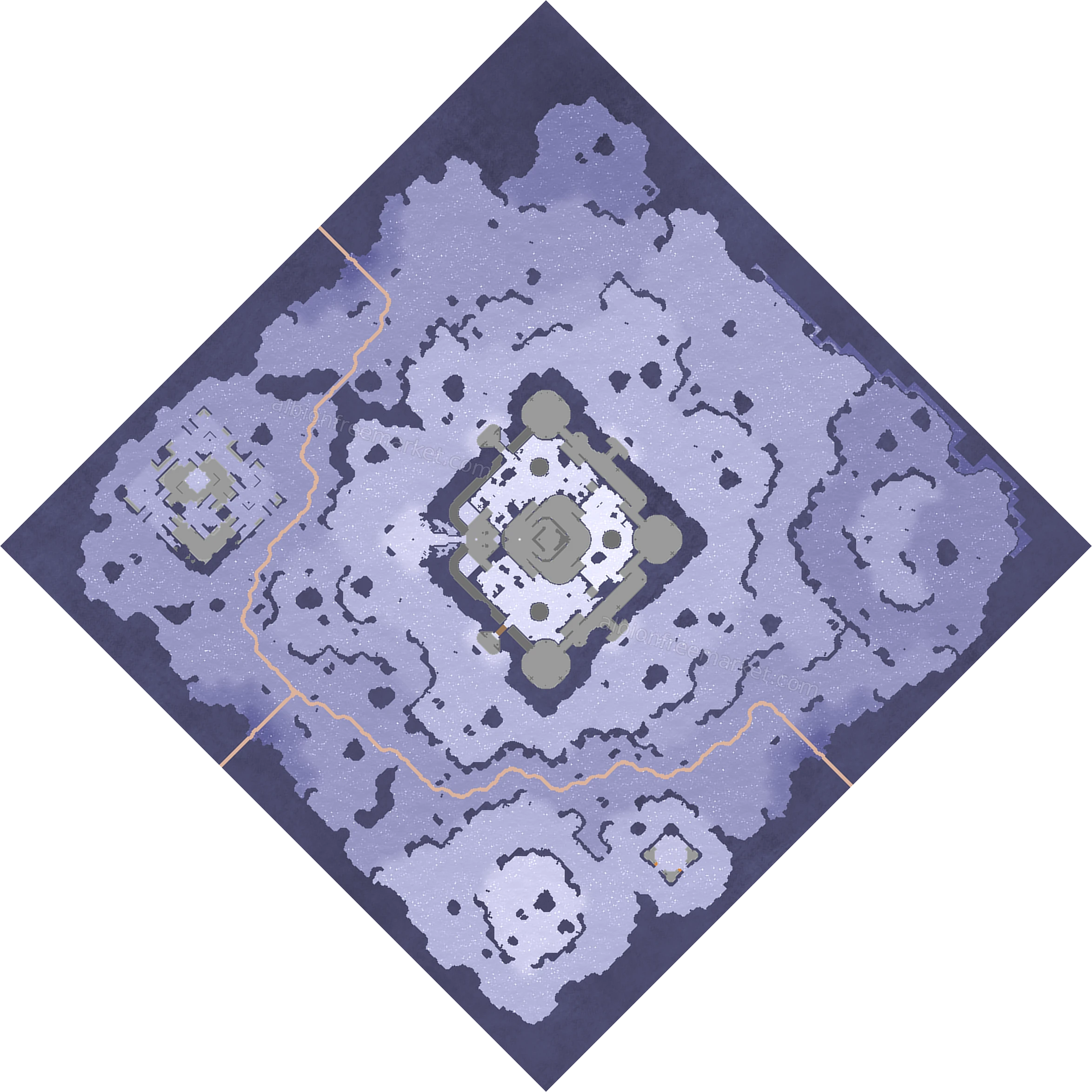 Whitepeak Spring Albion Online map