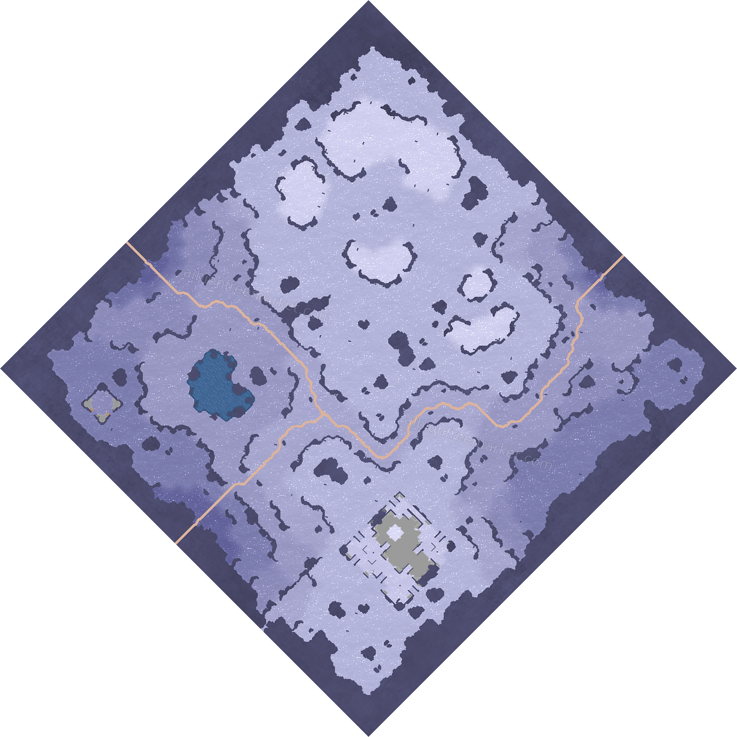 Firesink Trench Albion Online map