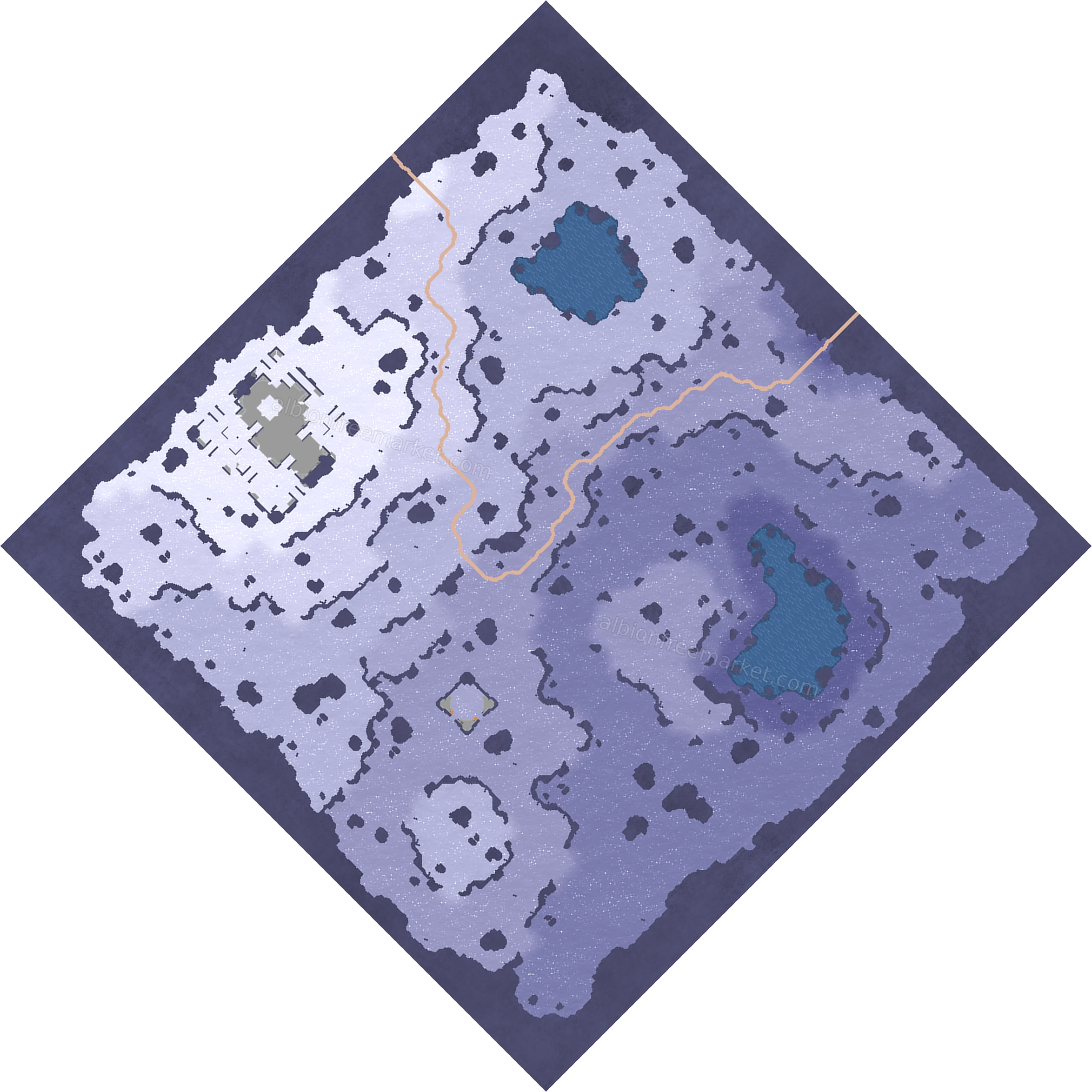 Whitewall Ridge Albion Online map
