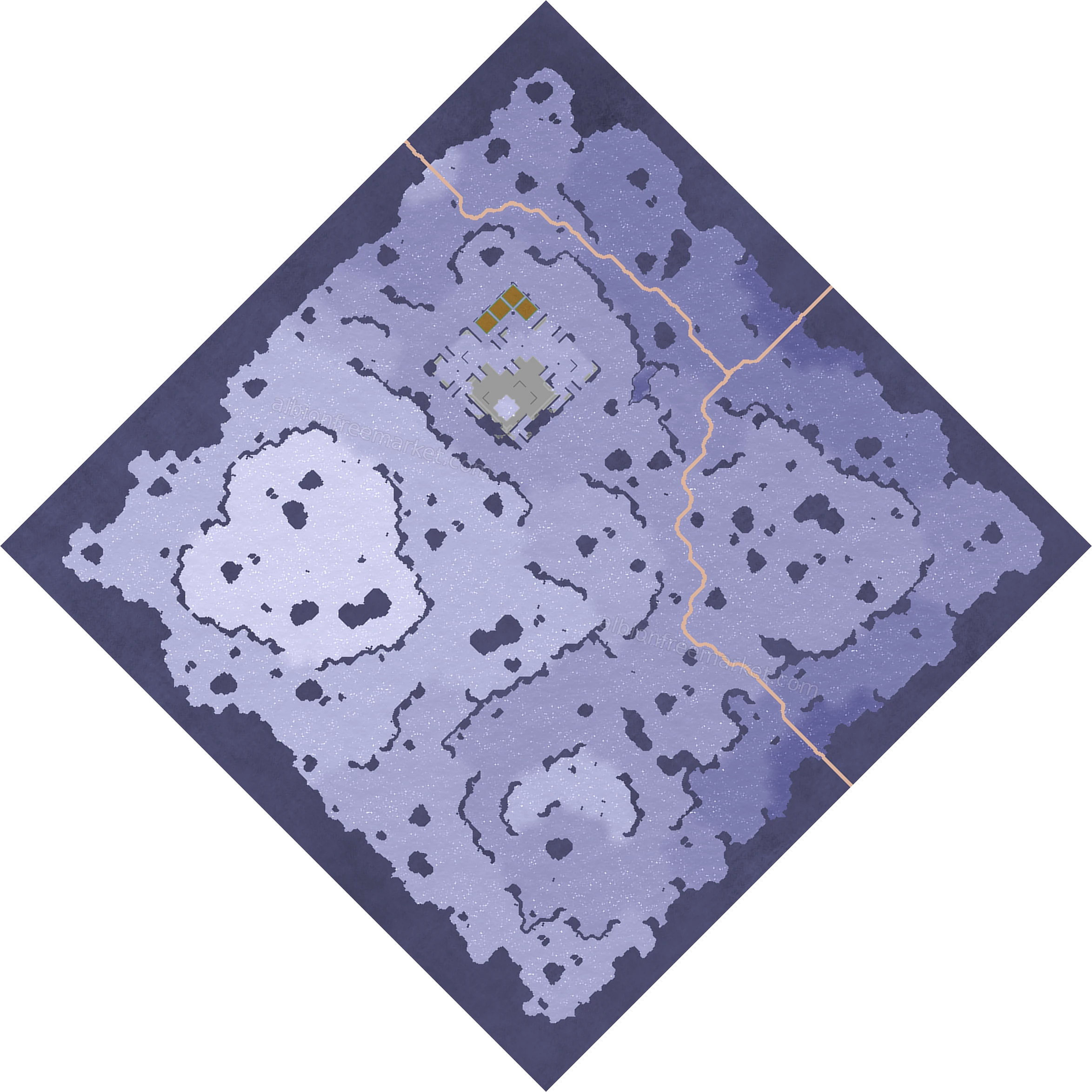 Avalanche Incline Albion Online map