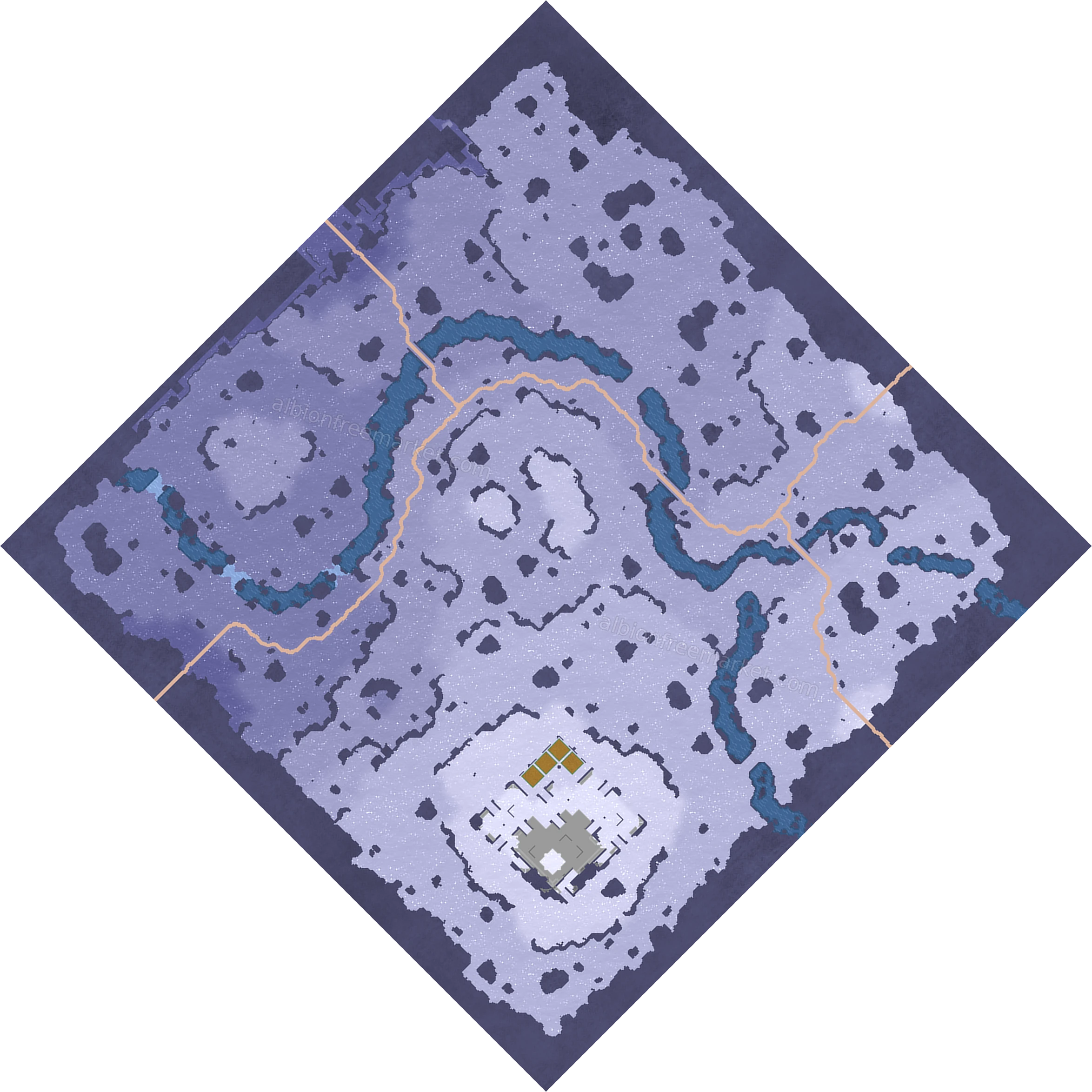 Whitewall Pass Albion Online map
