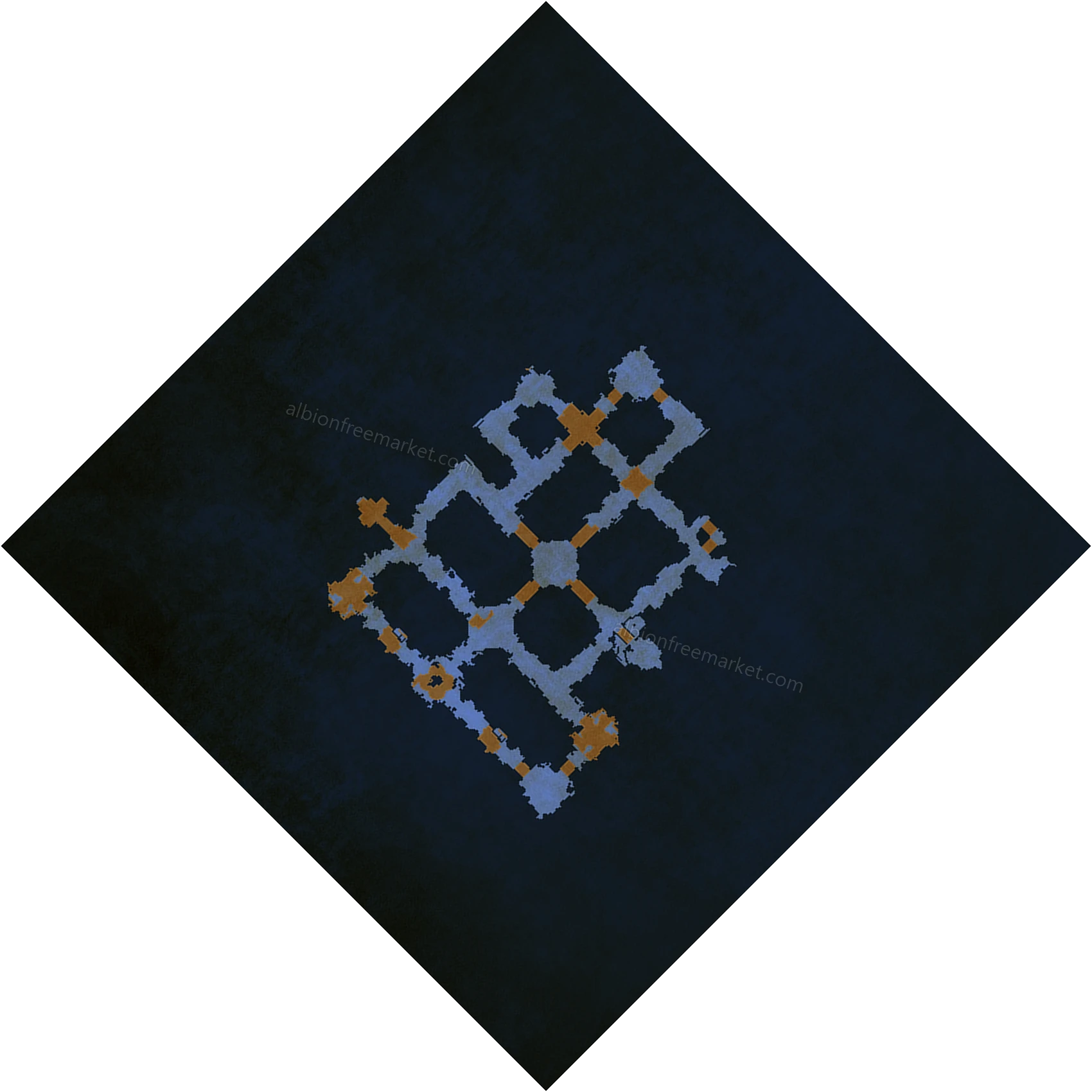 Corrupted Lair Albion Online map