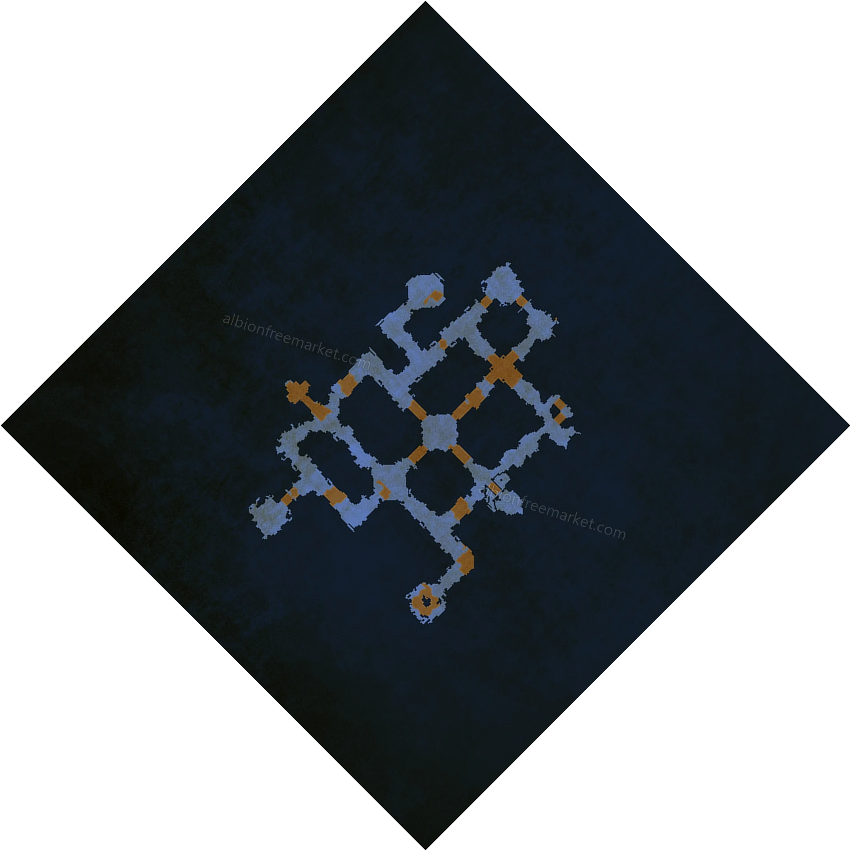 Corrupted Lair Albion Online map