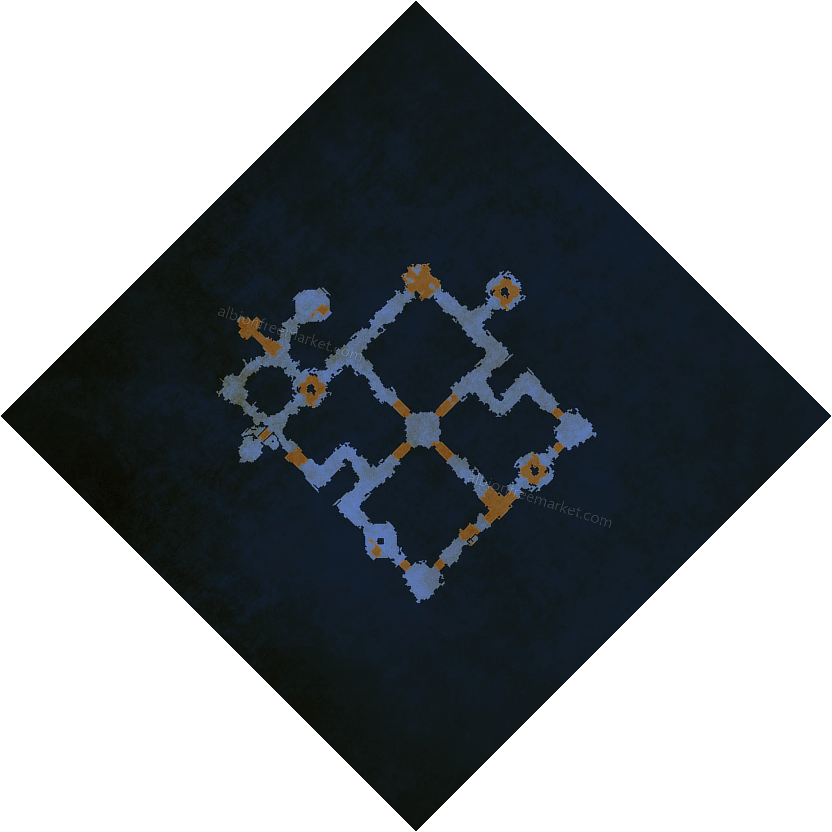 Corrupted Lair Albion Online map