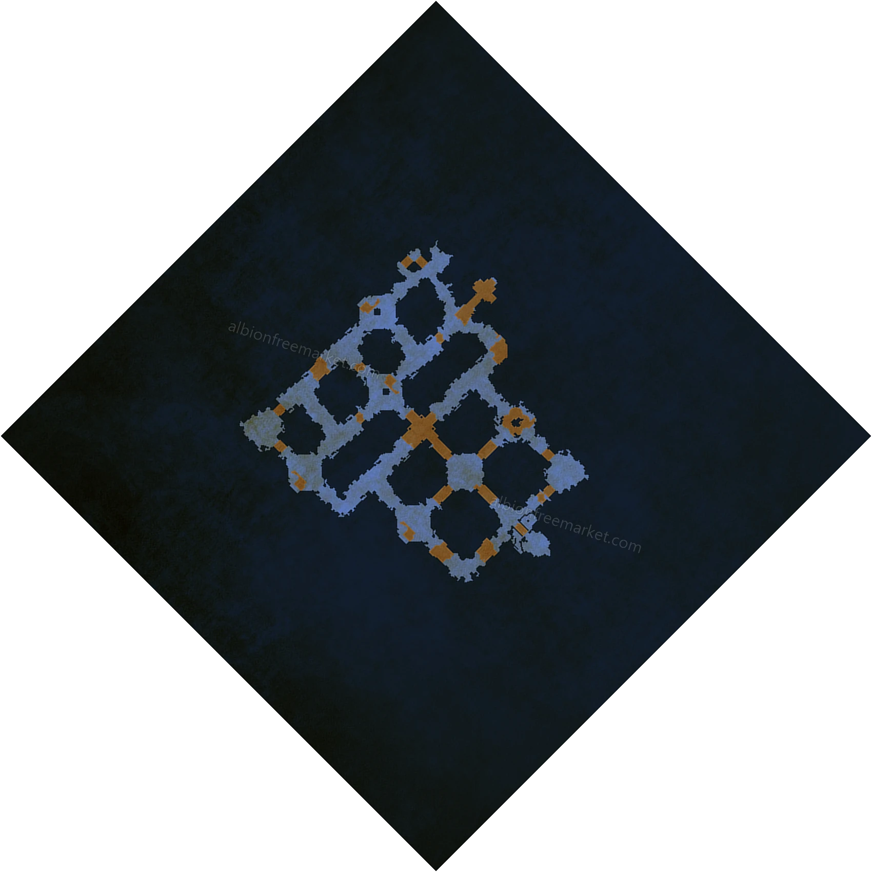 Corrupted Lair Albion Online map