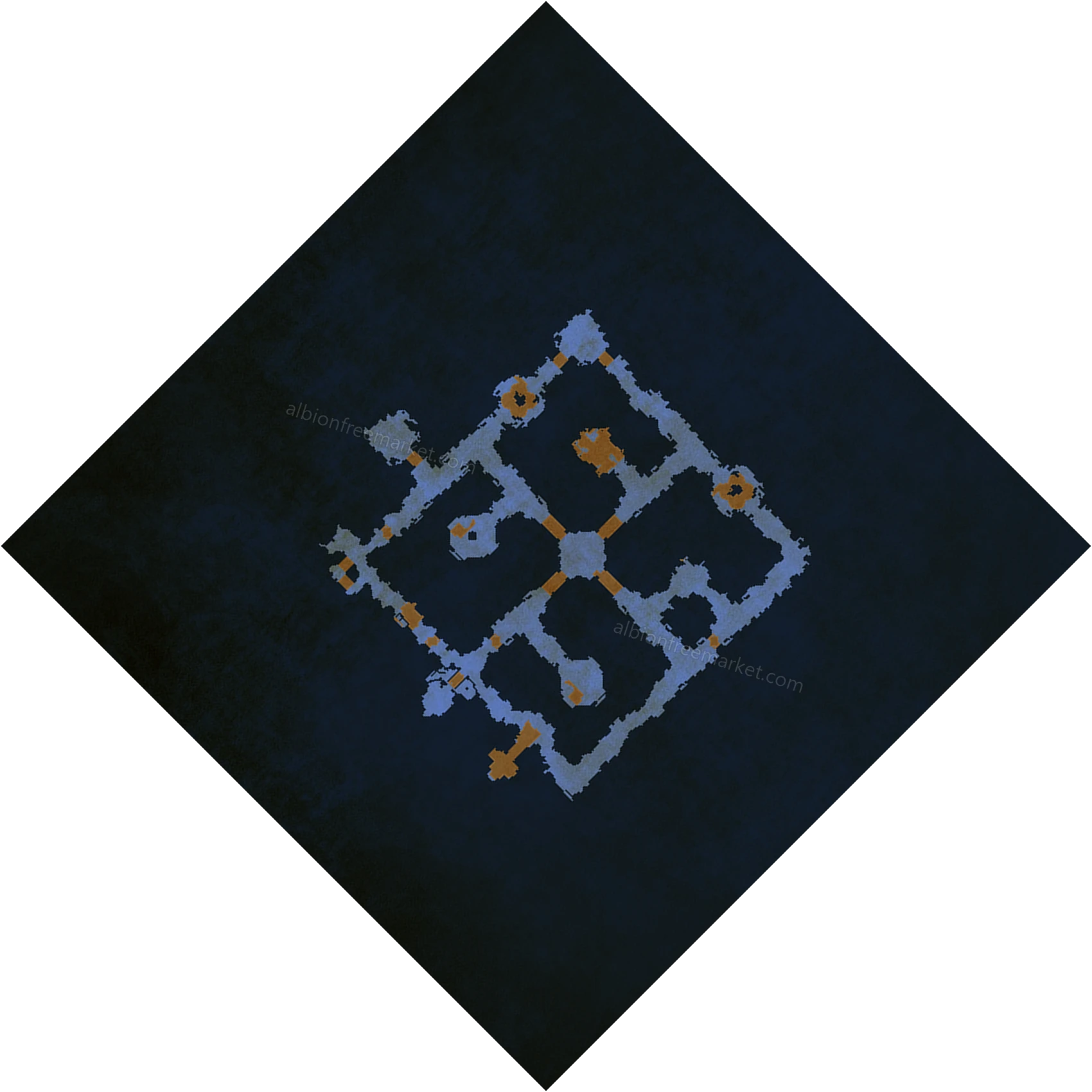 Corrupted Lair Albion Online map