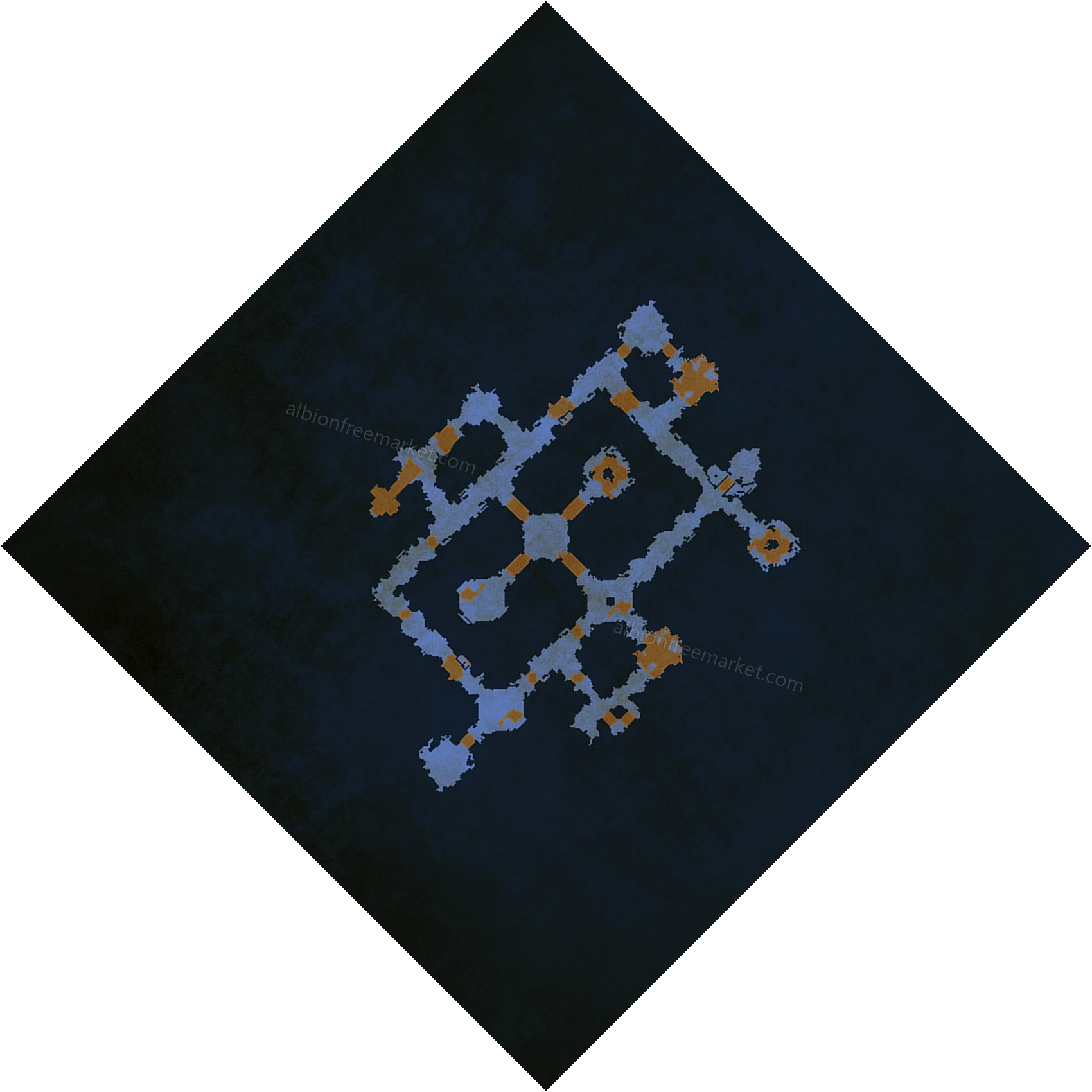 Corrupted Lair Albion Online map