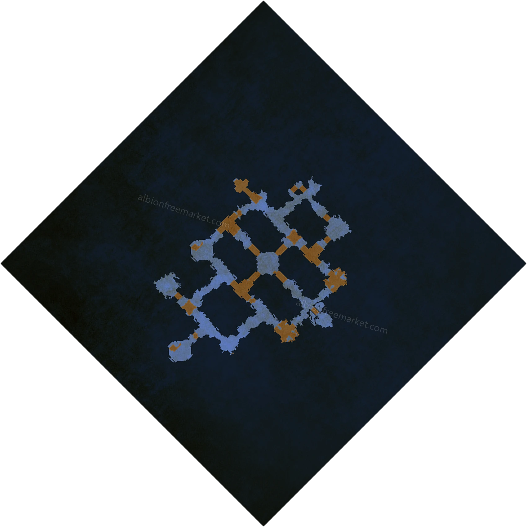 Corrupted Lair Albion Online map