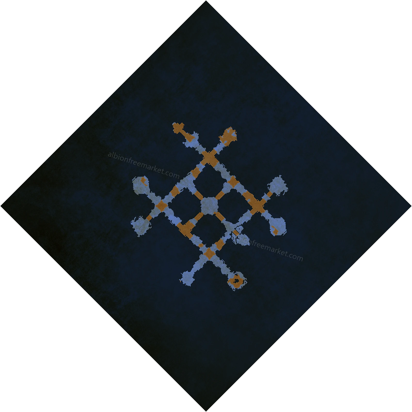 Corrupted Lair Albion Online map