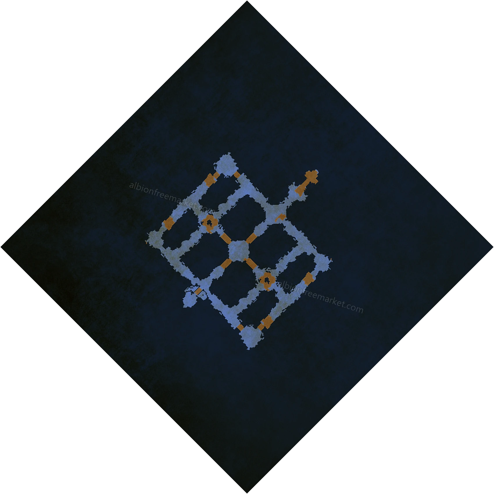 Corrupted Lair Albion Online map
