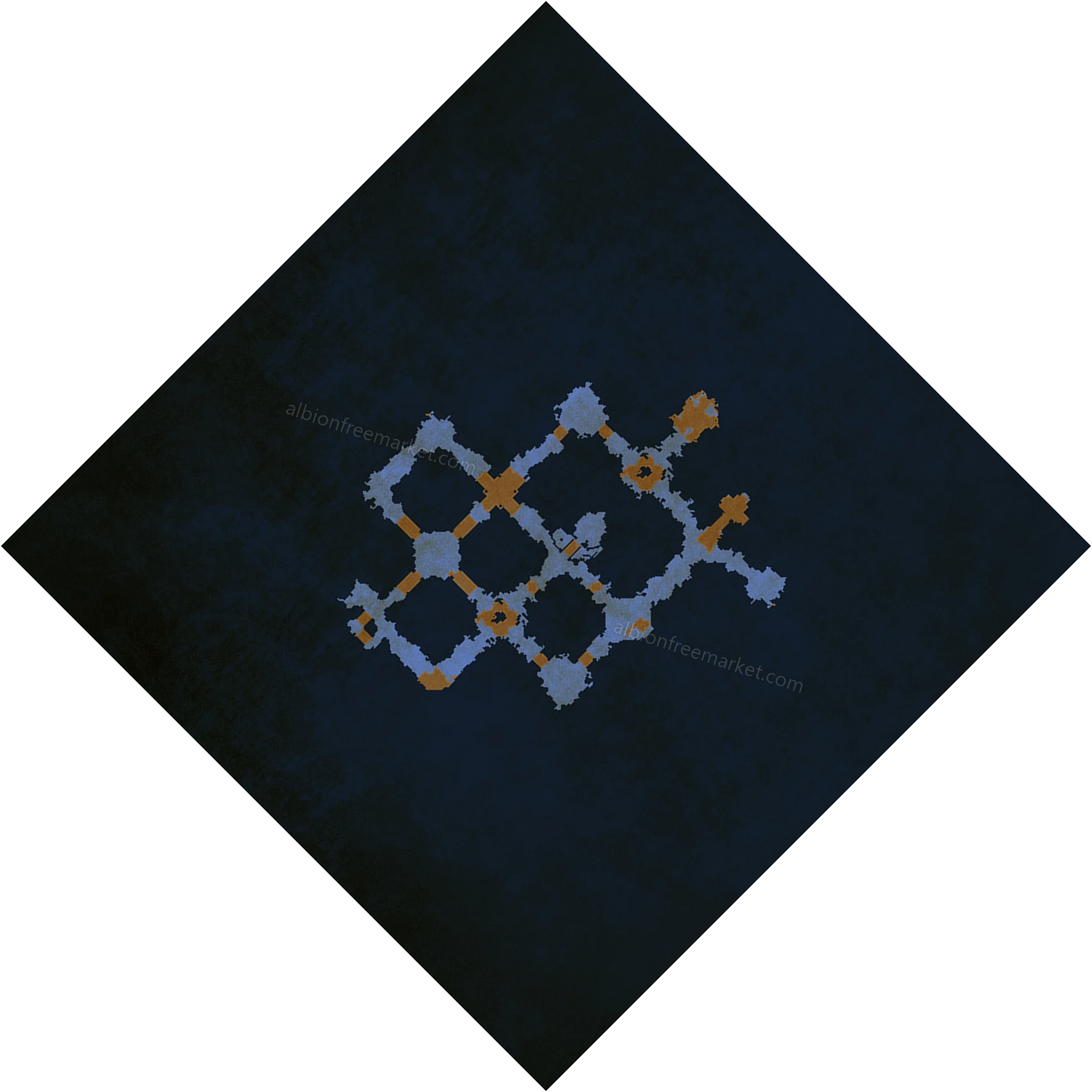 Corrupted Lair Albion Online map