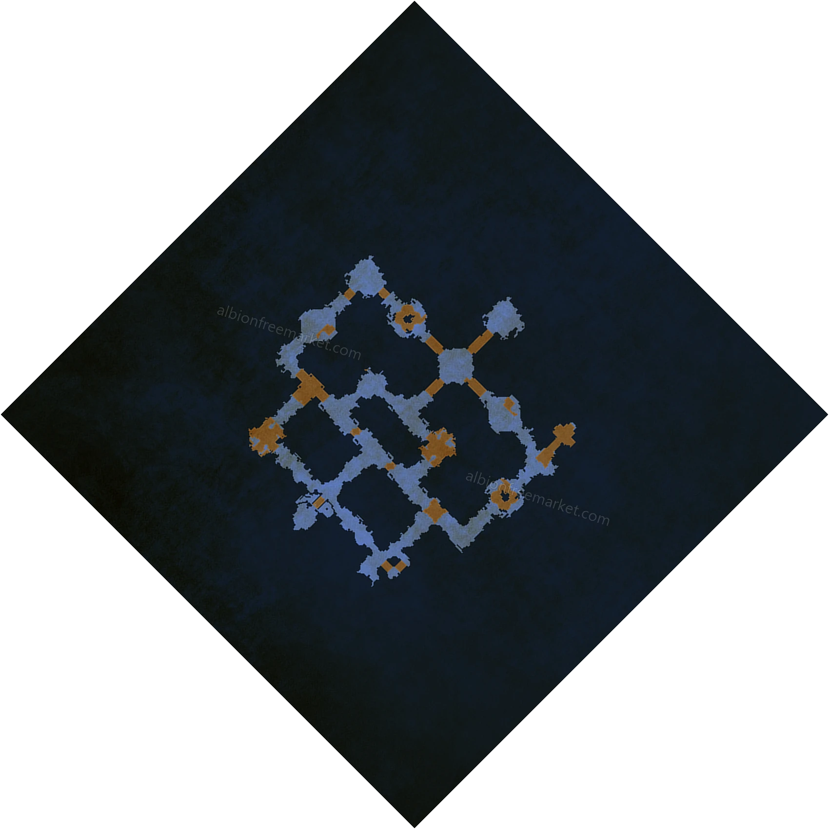 Corrupted Lair Albion Online map