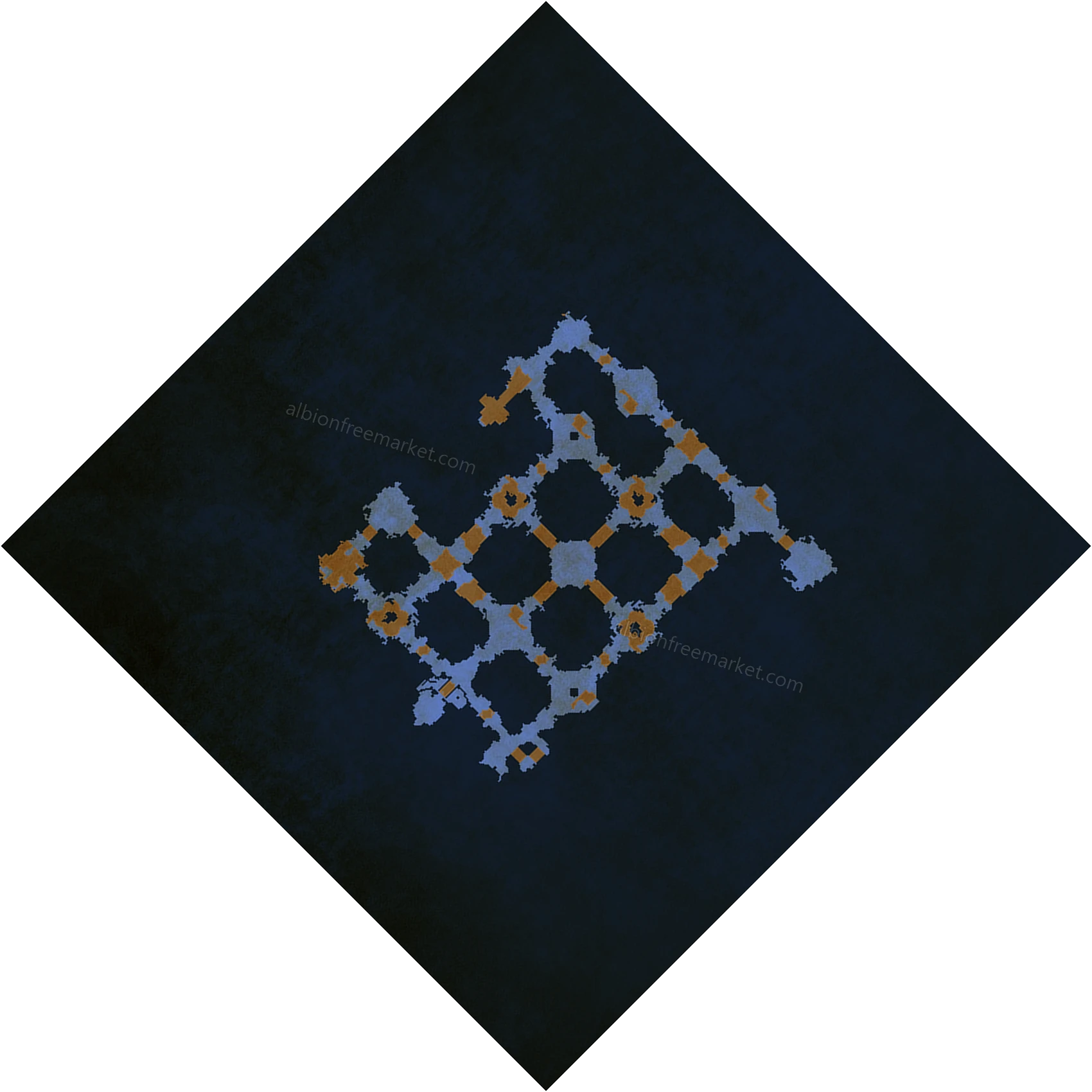 Corrupted Lair Albion Online map