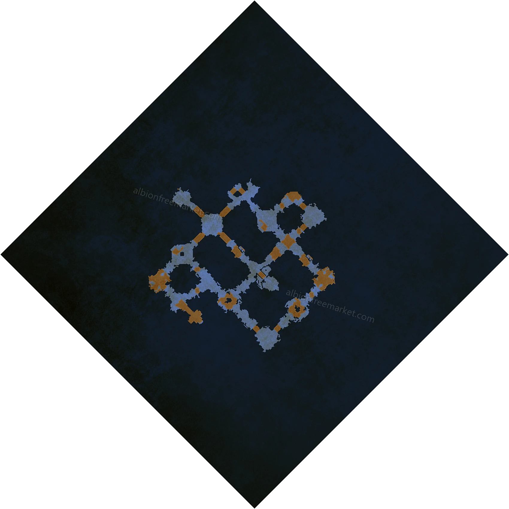 Corrupted Lair Albion Online map