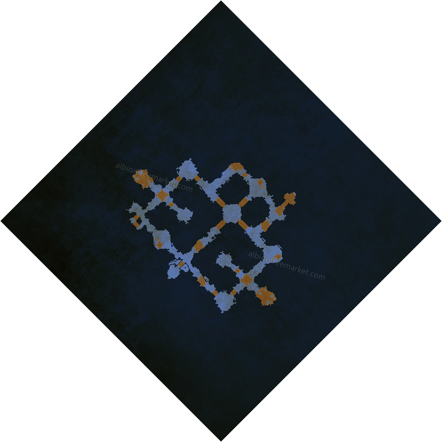 Corrupted Lair Albion Online map