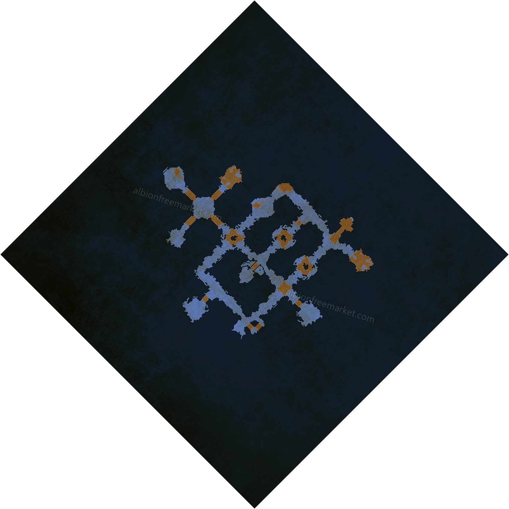 Corrupted Lair Albion Online map