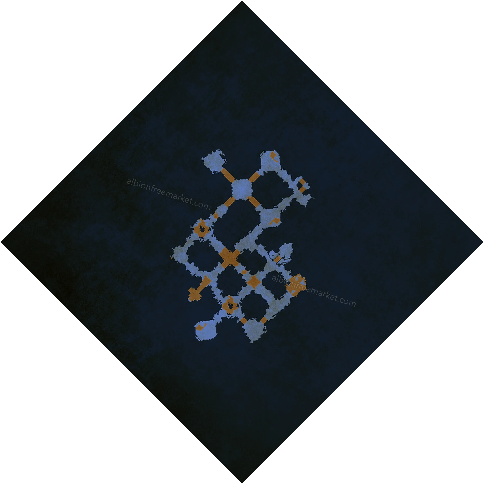 Corrupted Lair Albion Online map
