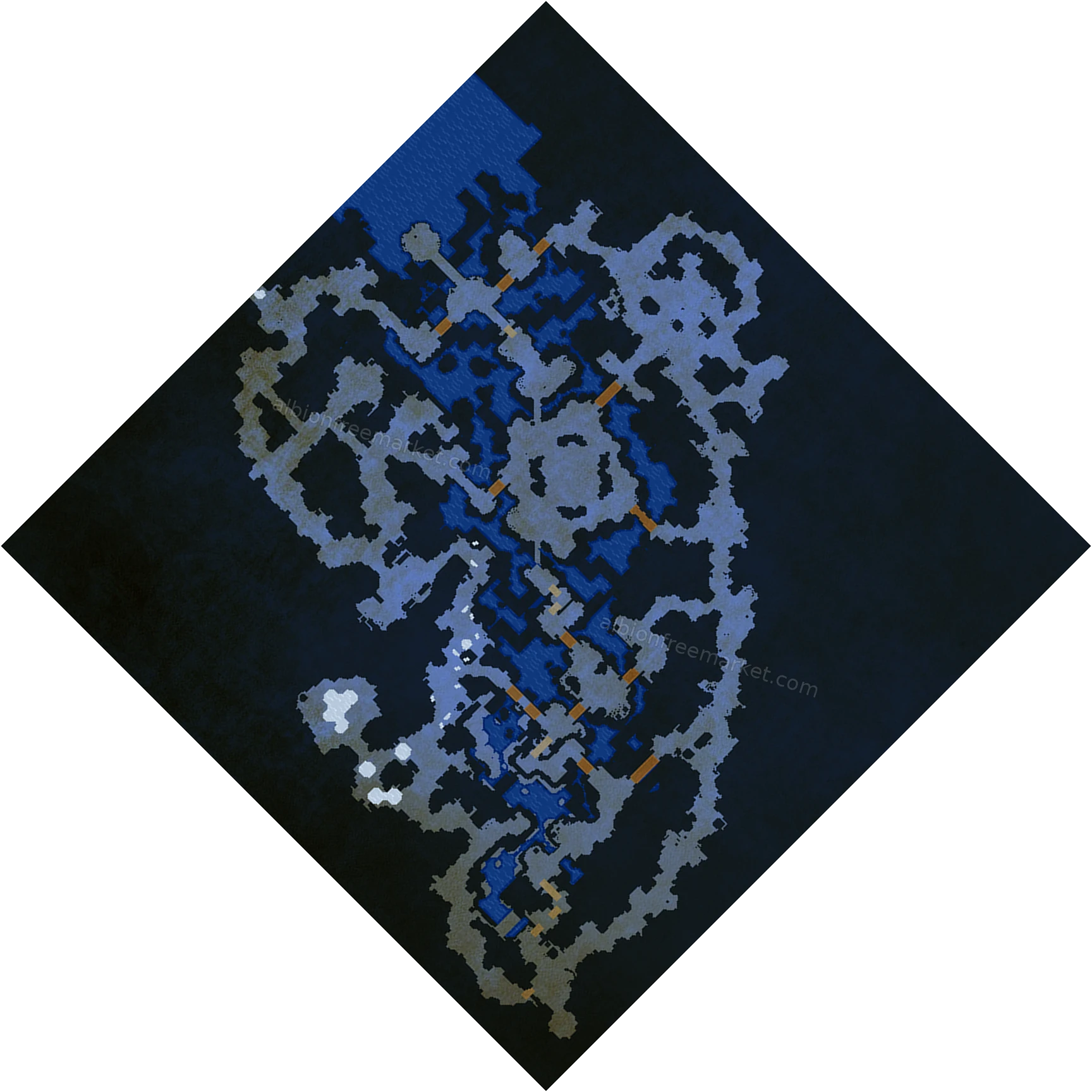 Stoneroot Caverns Albion Online map