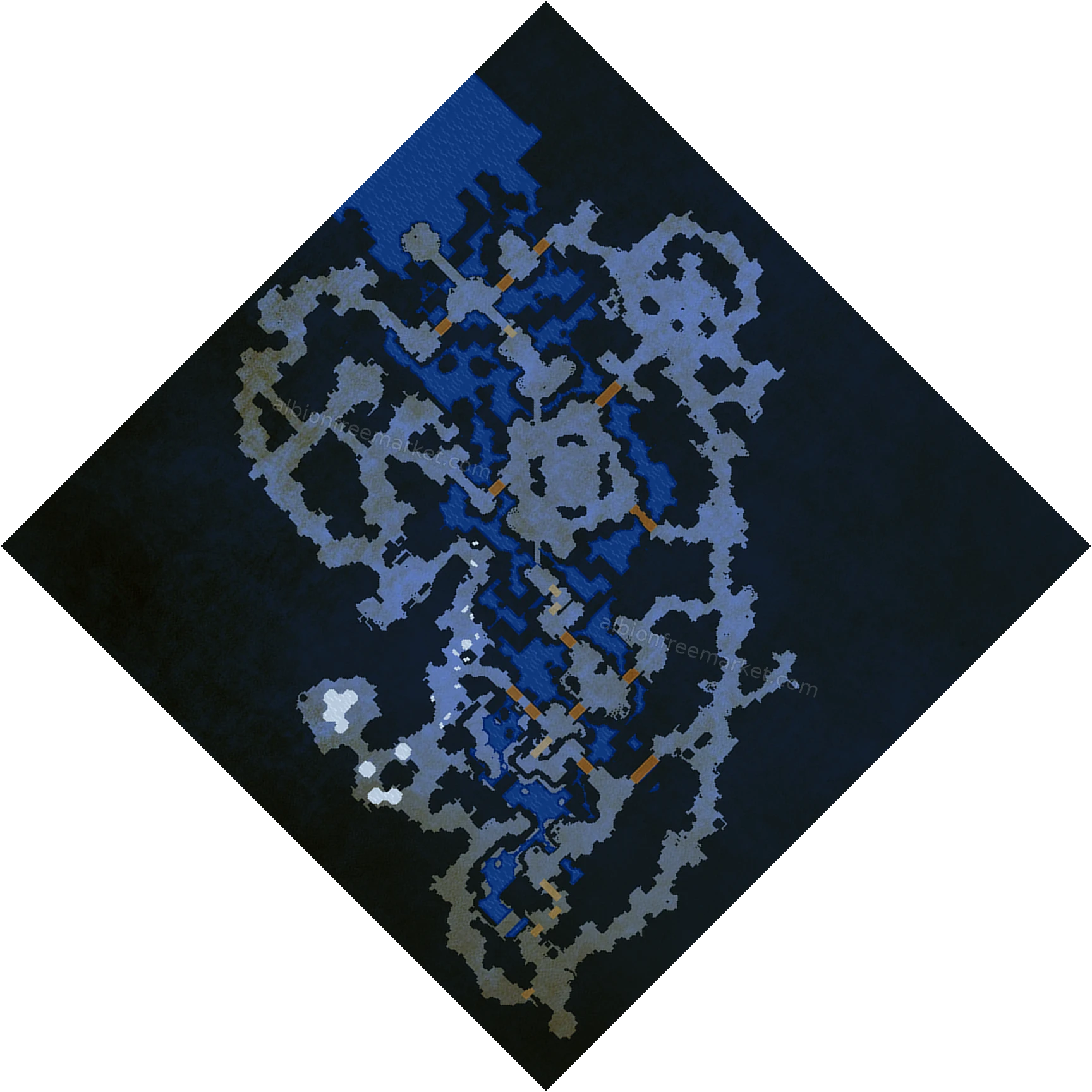 Stoneroot Caverns Albion Online map