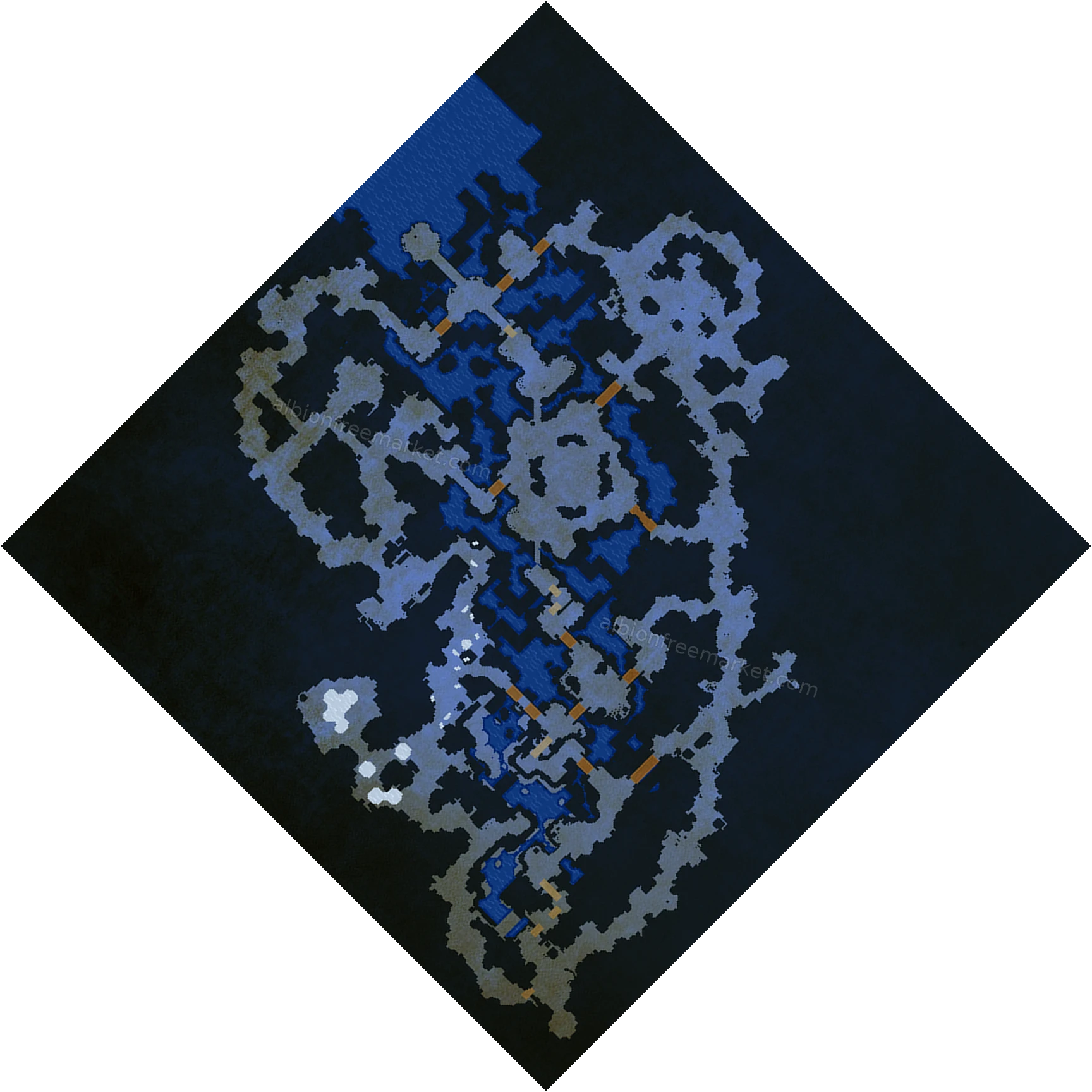 Stoneroot Caverns Albion Online map