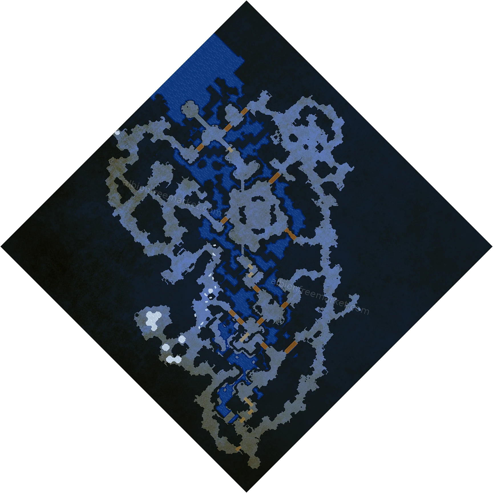 Stoneroot Caverns Albion Online map