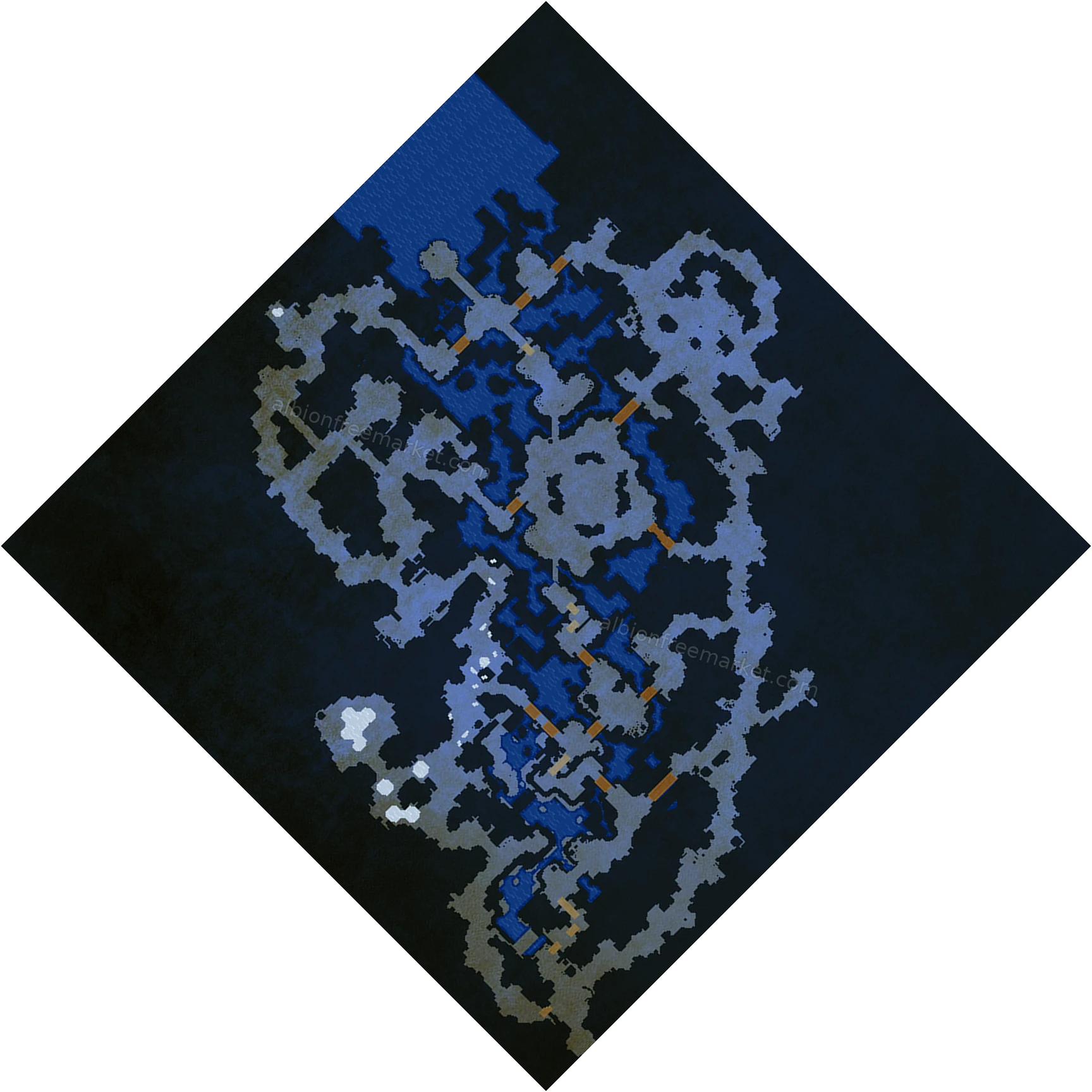 Stoneroot Caverns Albion Online map