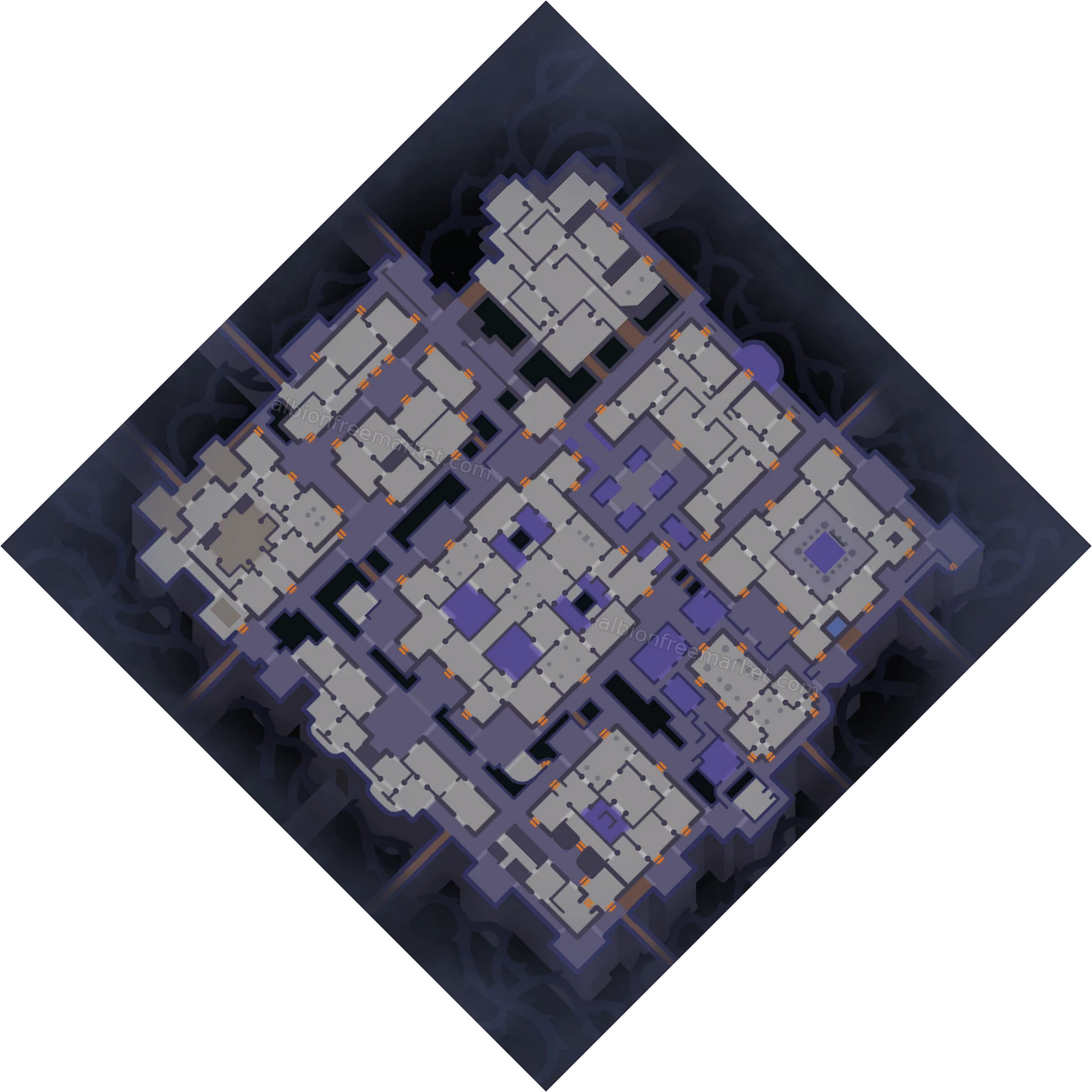 Mists Dungeon Albion Online map
